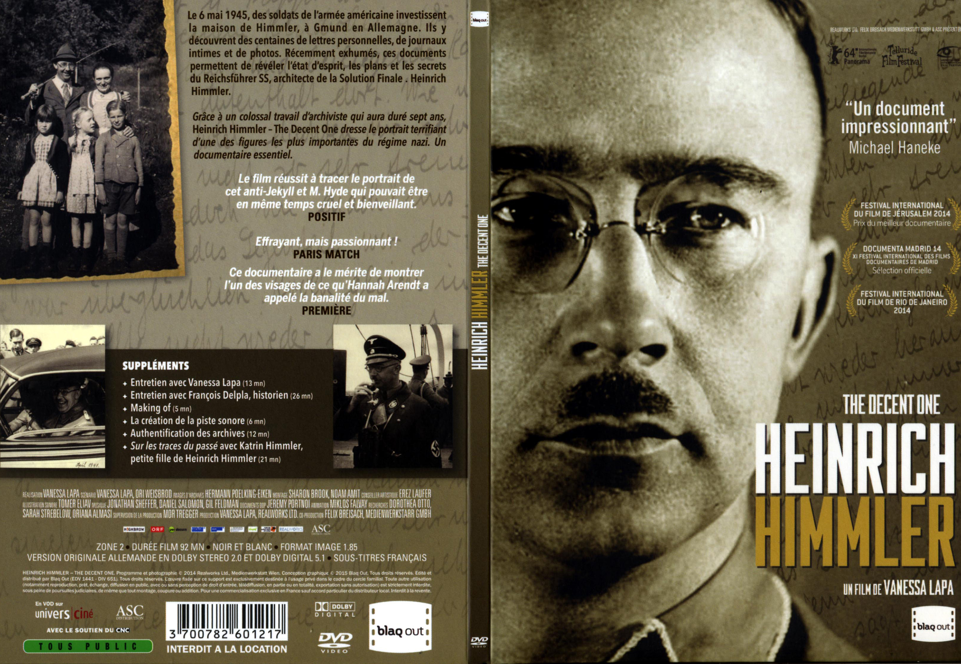 Jaquette DVD Heinrich Himmler