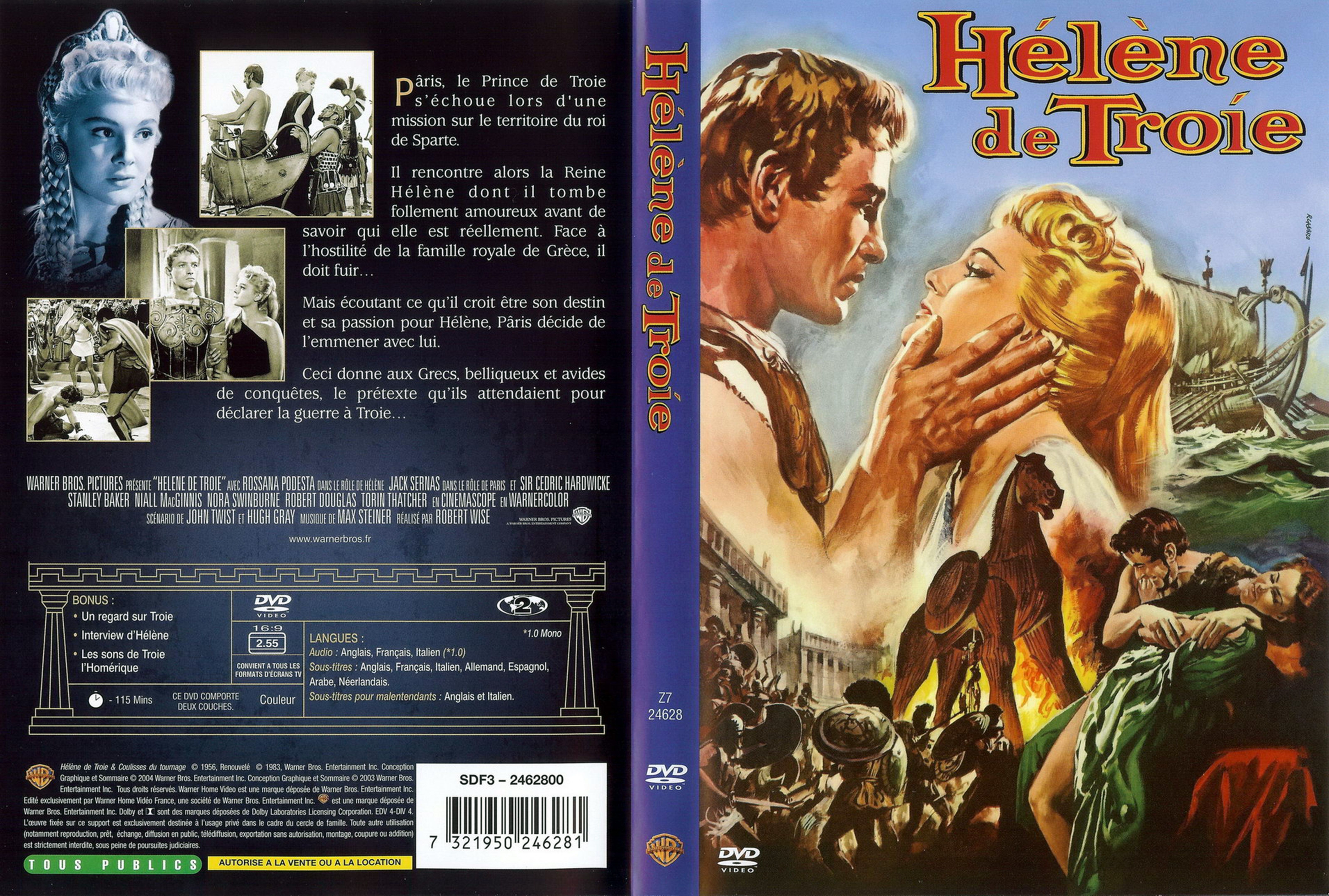 Jaquette DVD Helene de Troie (1955)