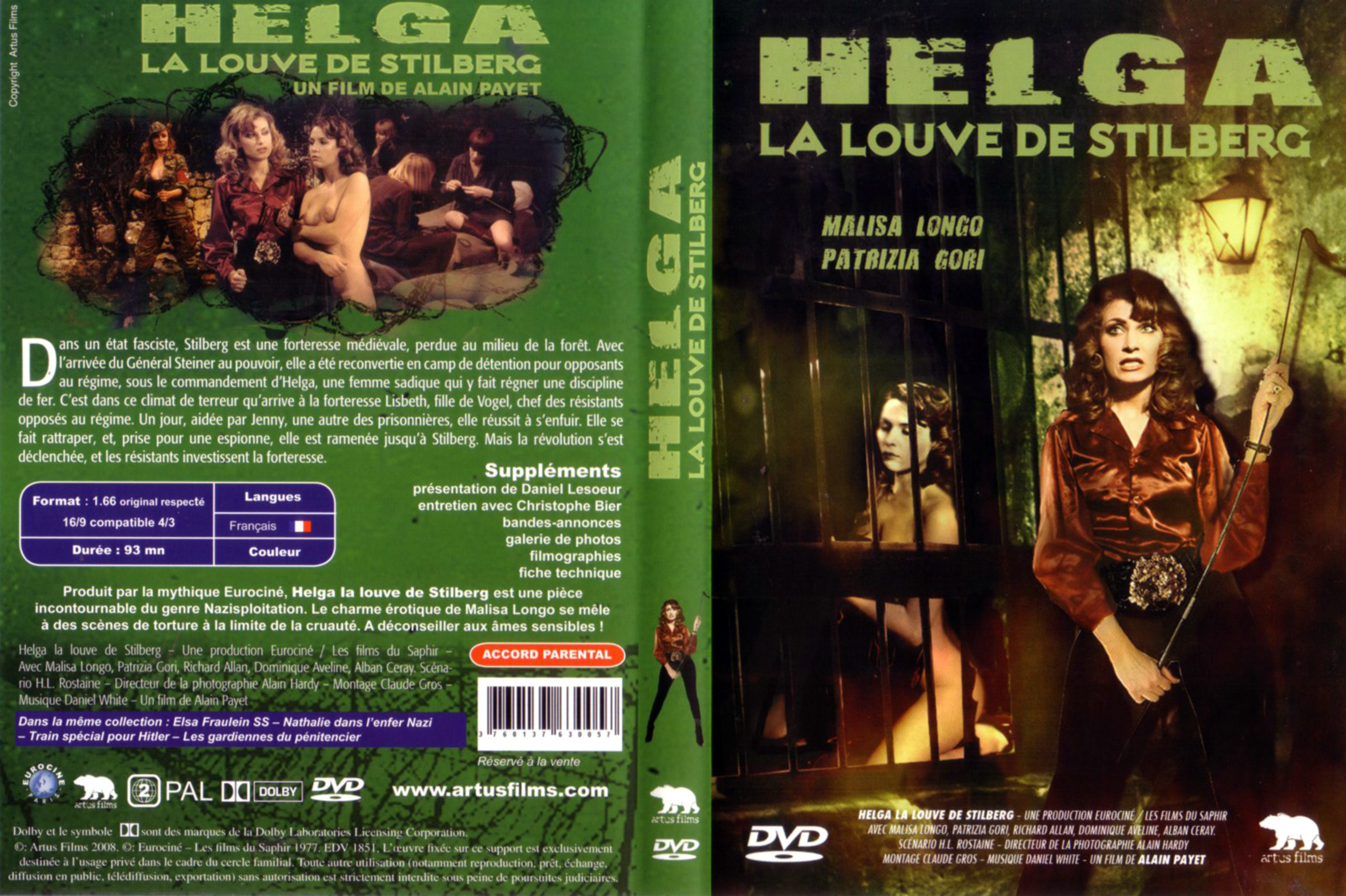 Jaquette DVD Helga la louve de Stilberg