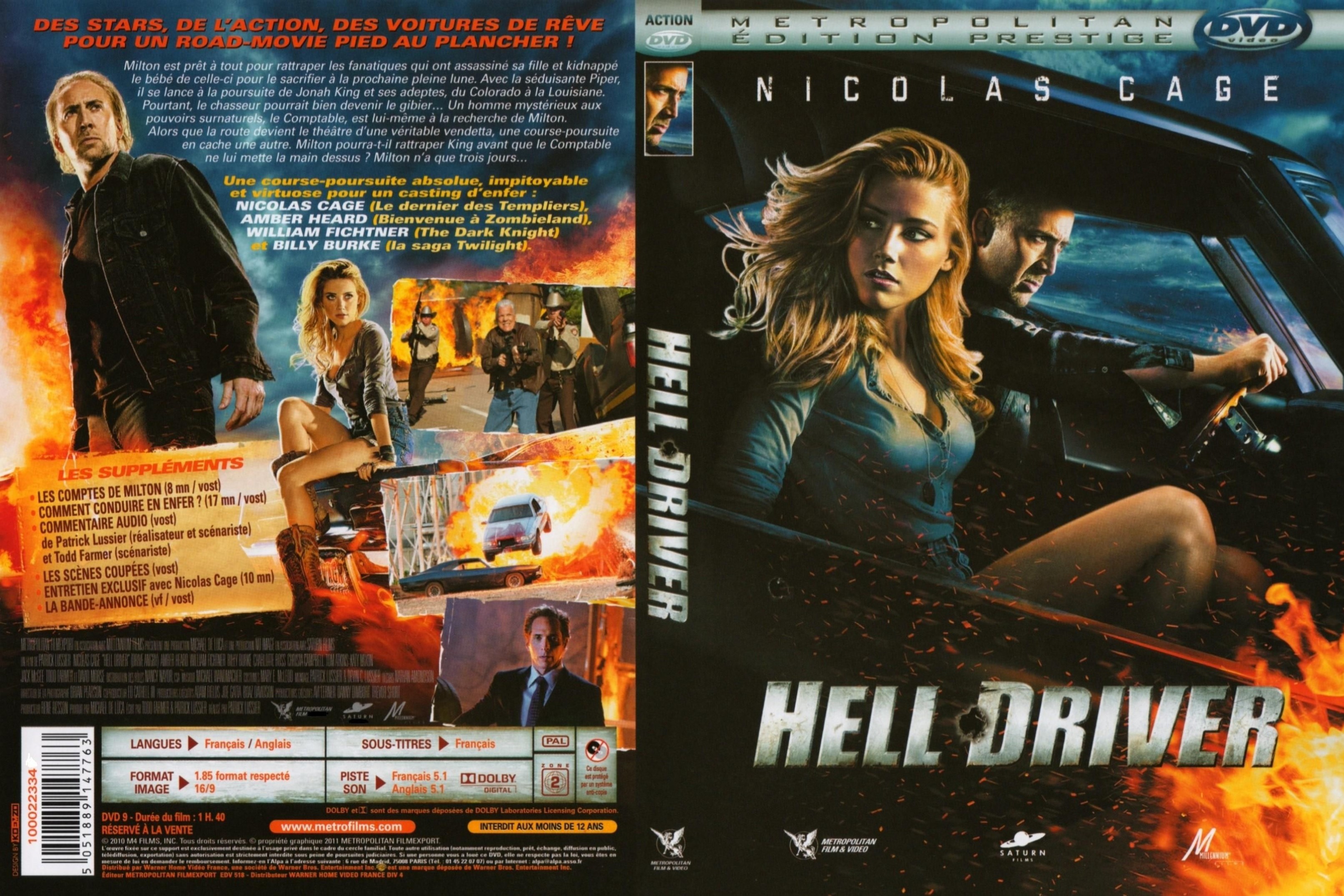 Jaquette DVD Hell Driver
