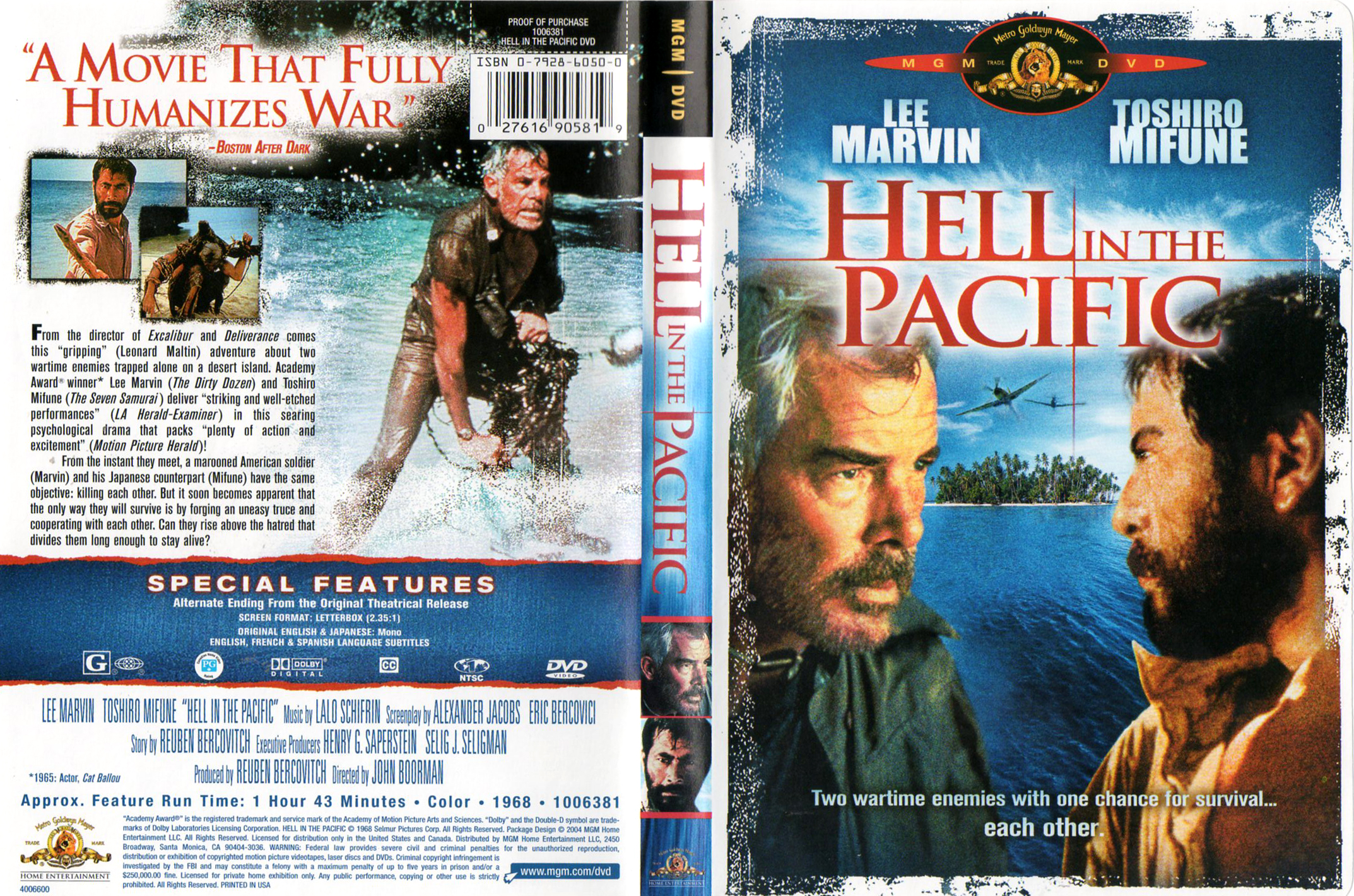 Jaquette DVD Hell in the pacific