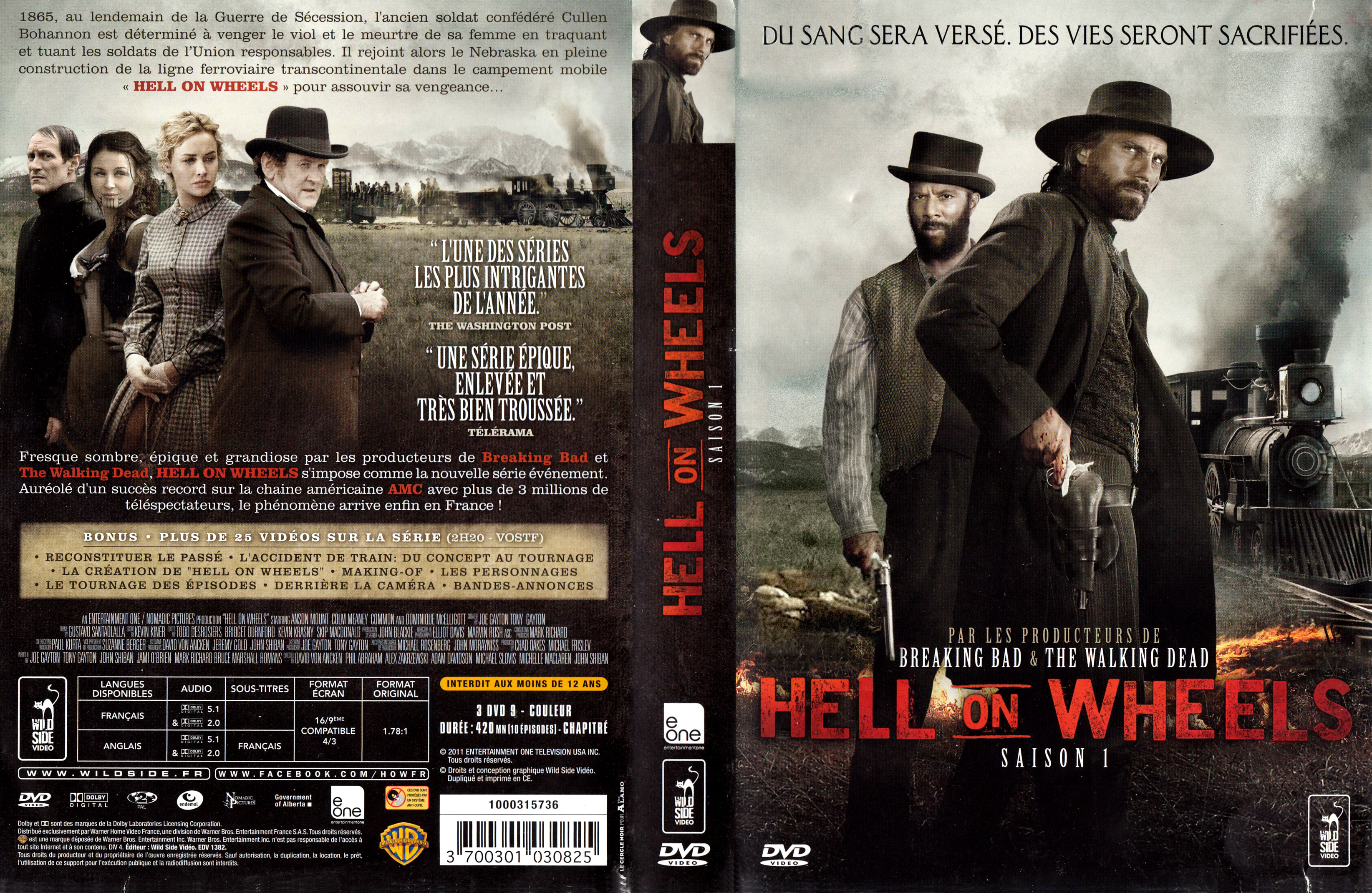 Jaquette DVD Hell on Wheels Saison 1