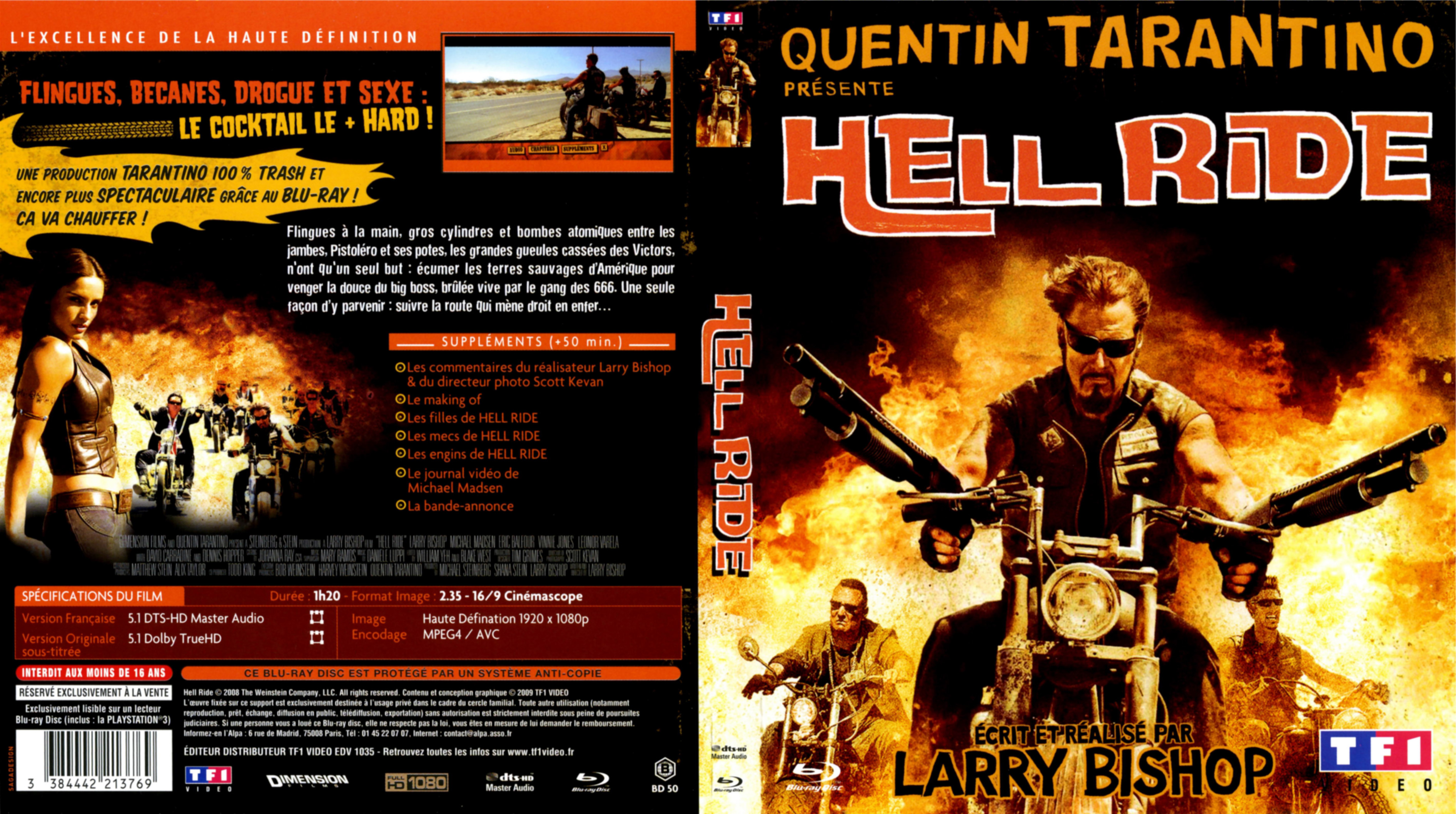 Jaquette DVD Hell ride (BLU-RAY)