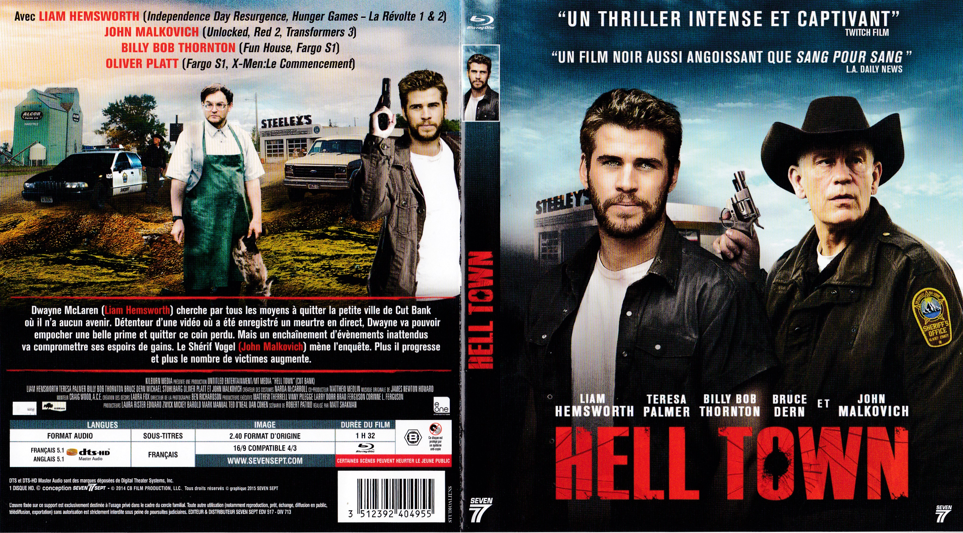 Jaquette DVD Hell town (BLU-RAY)