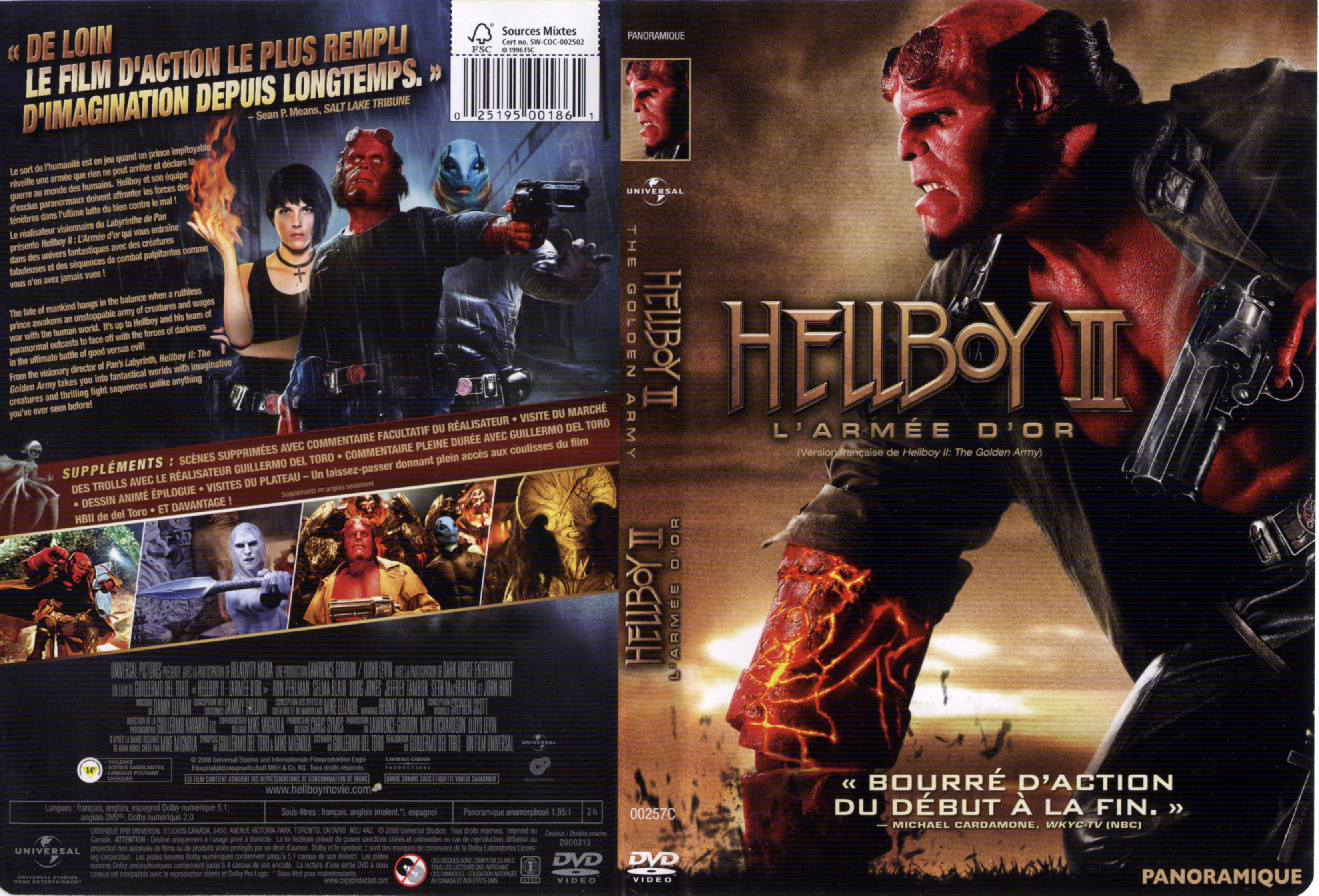 Jaquette DVD Hellboy 2 (Canadienne)