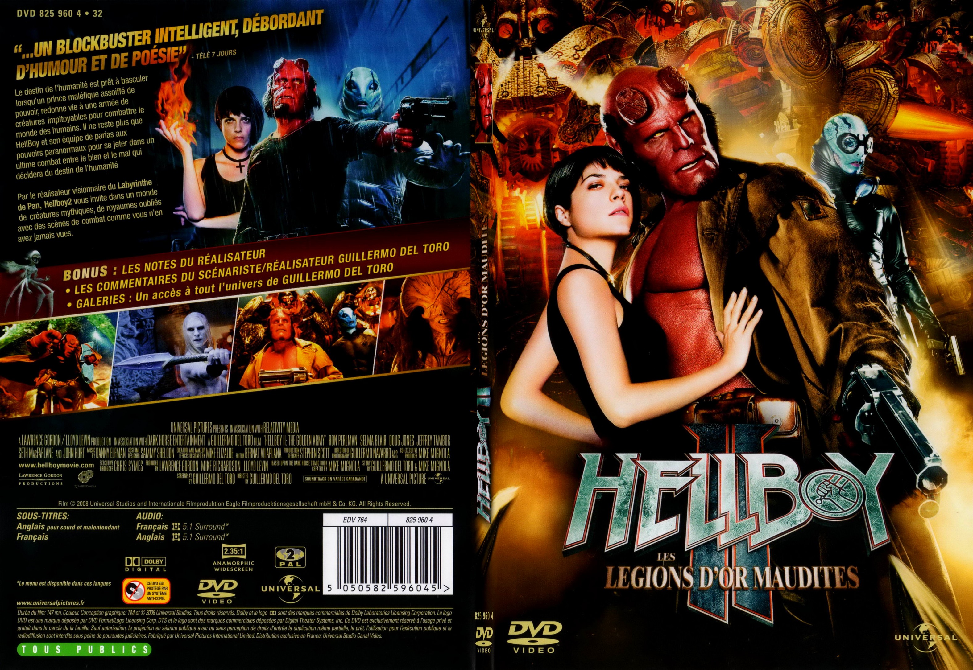 Jaquette DVD Hellboy 2 - SLIM