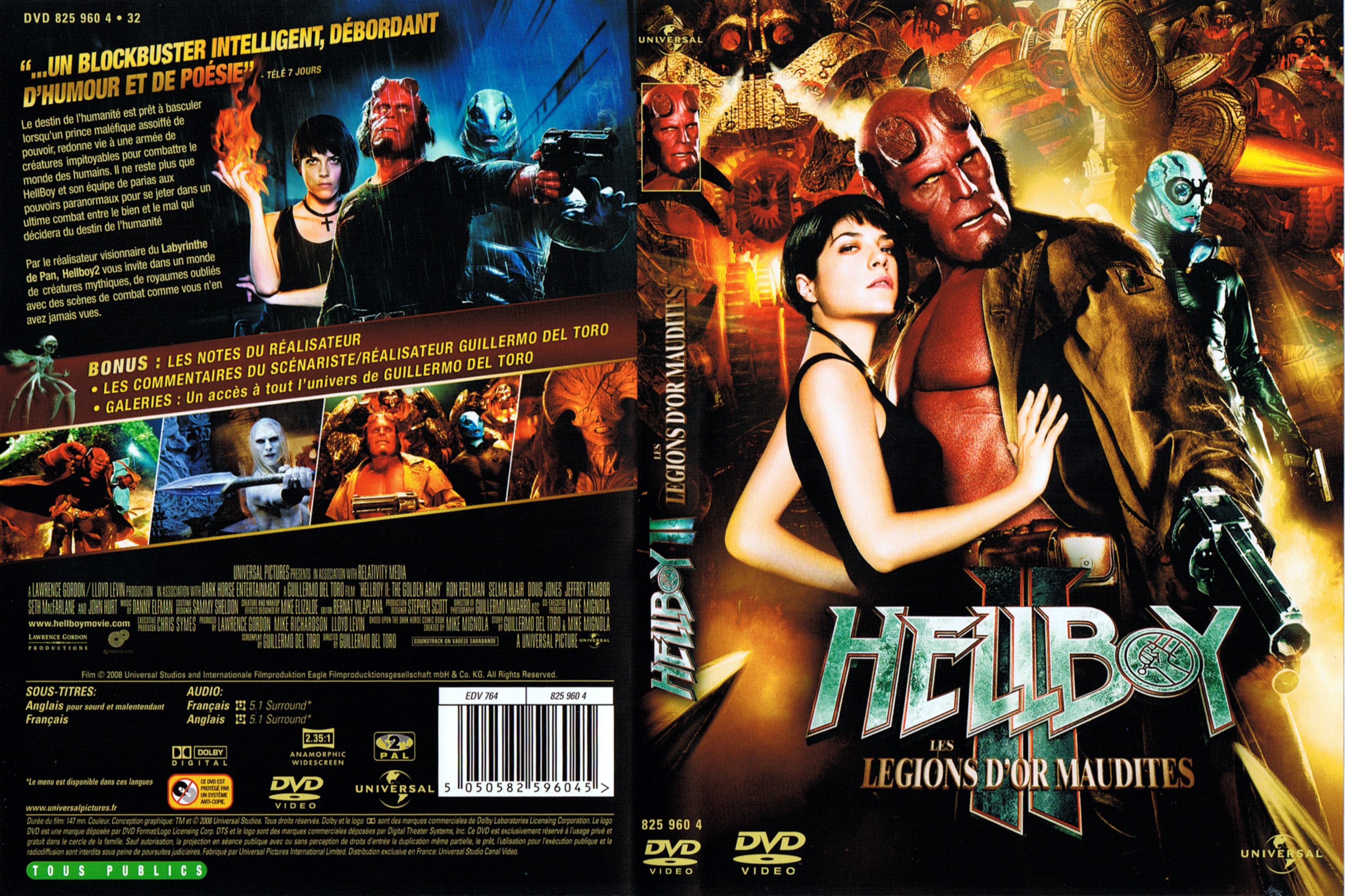 Jaquette DVD Hellboy 2 v2