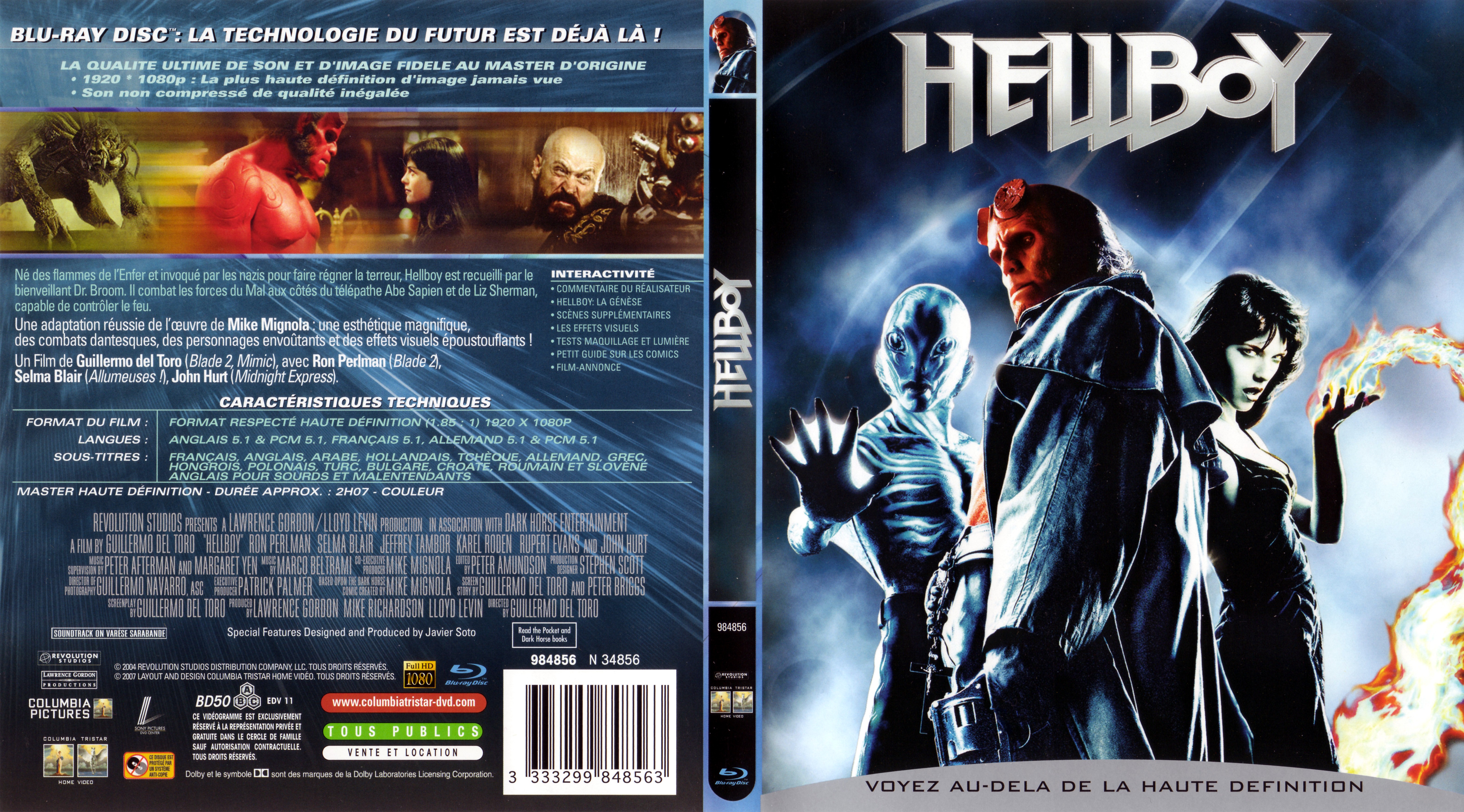 Jaquette DVD Hellboy (BLU-RAY)