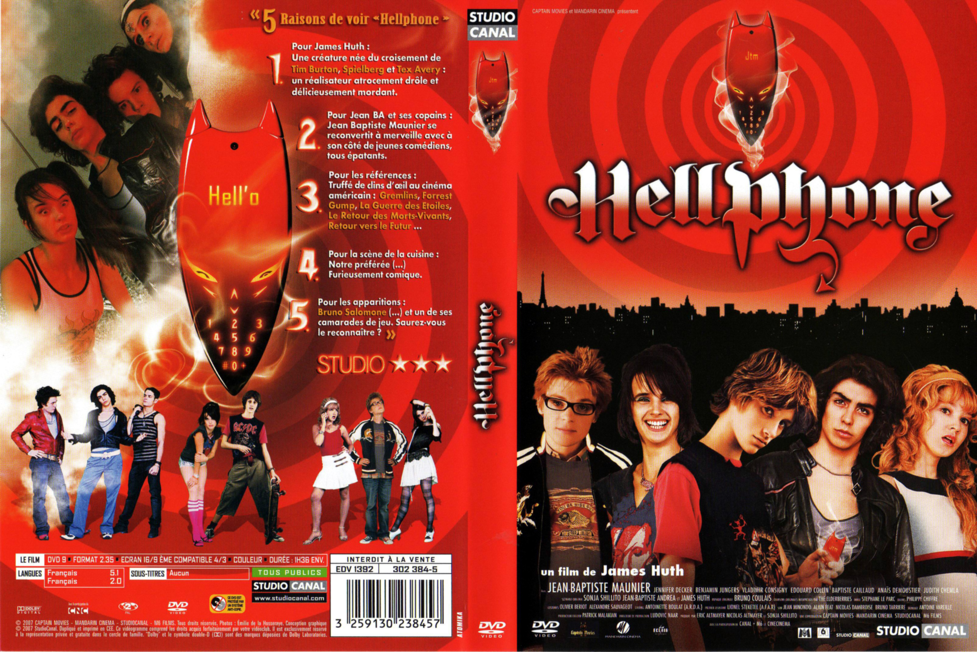 Jaquette DVD Hellphone