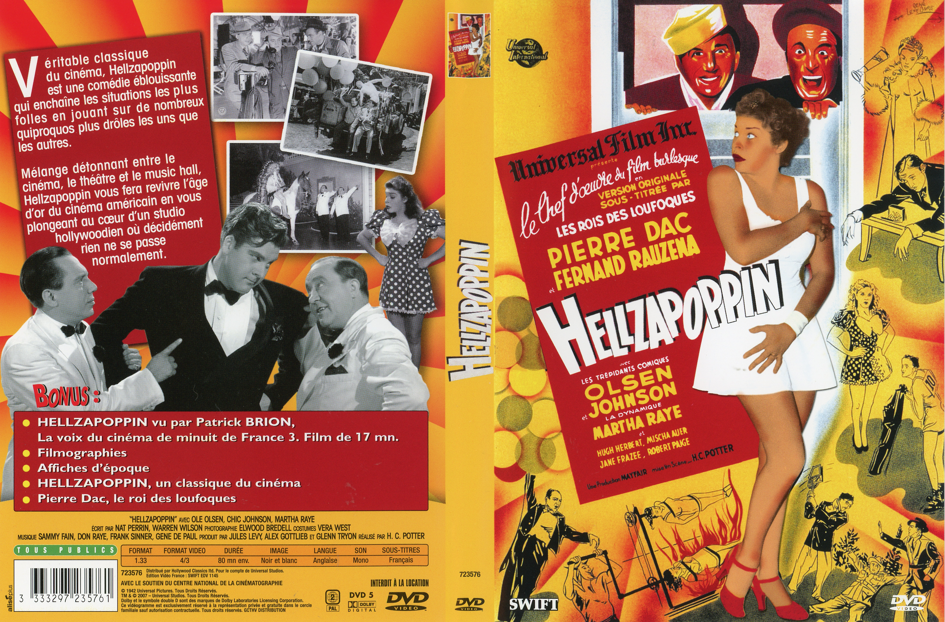 Jaquette DVD Hellzapoppin