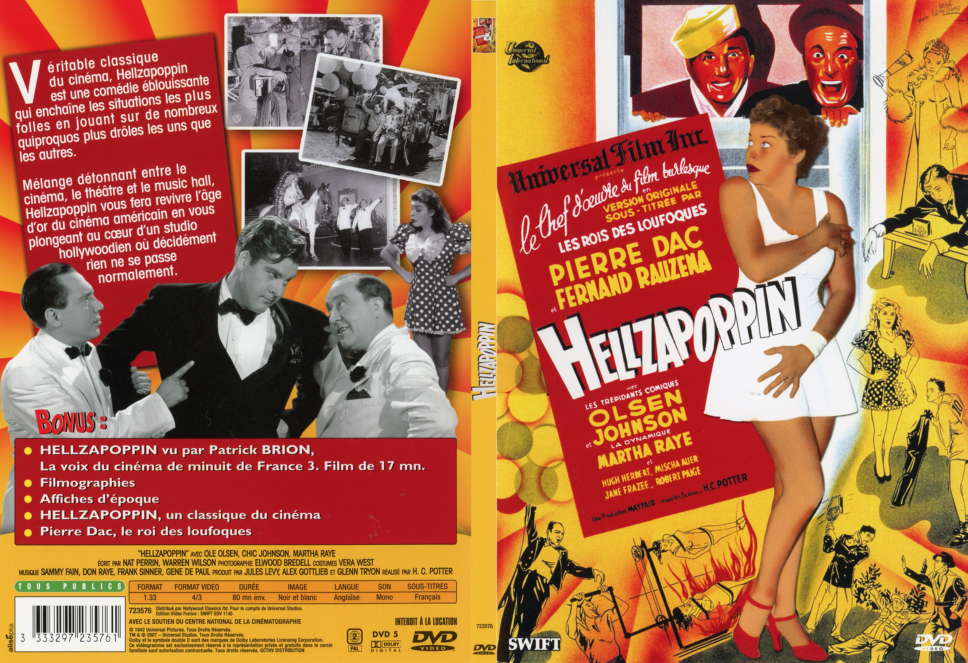 Jaquette DVD Hellzapoppin - SLIM