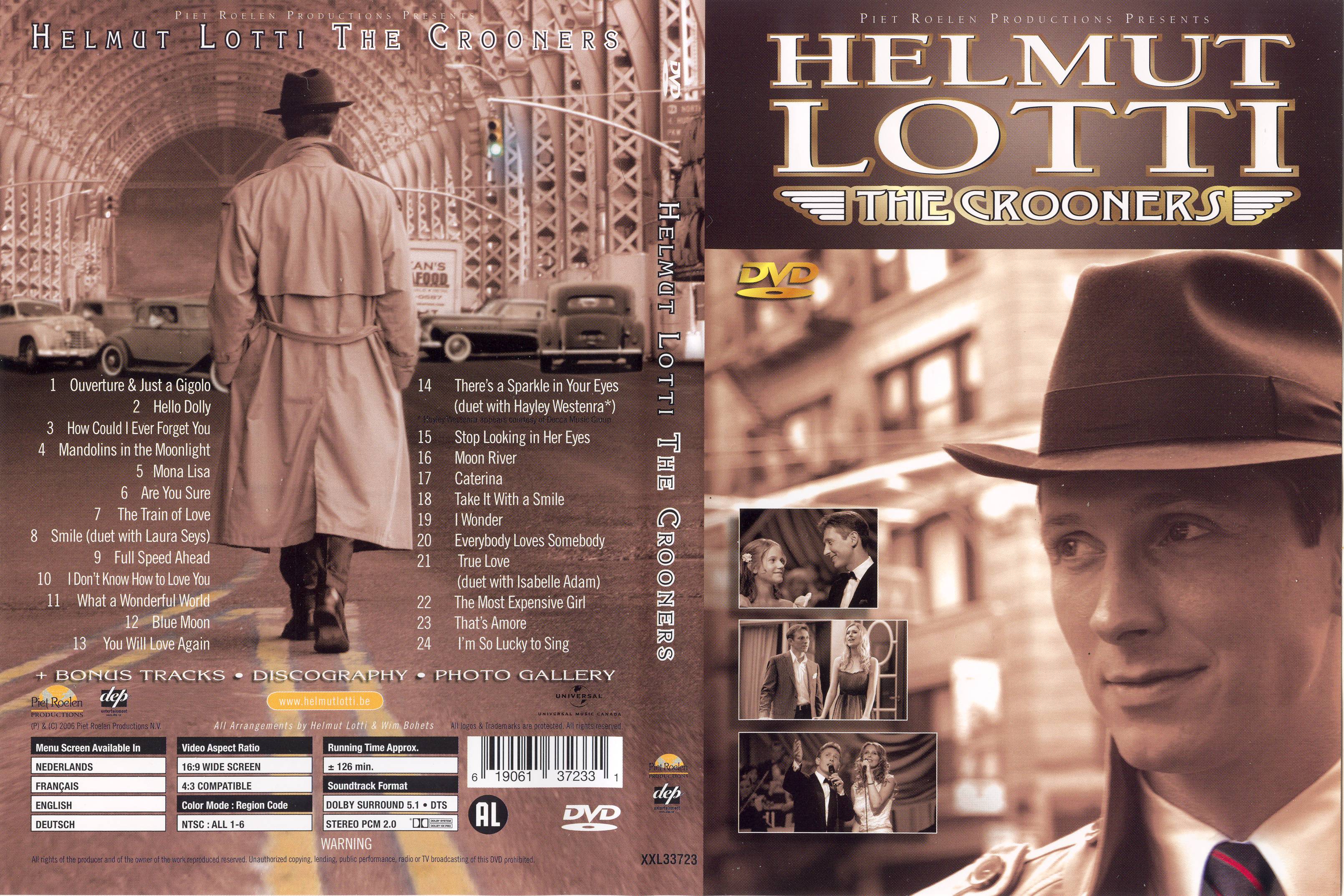 Jaquette DVD Helmut Lotti The crooners