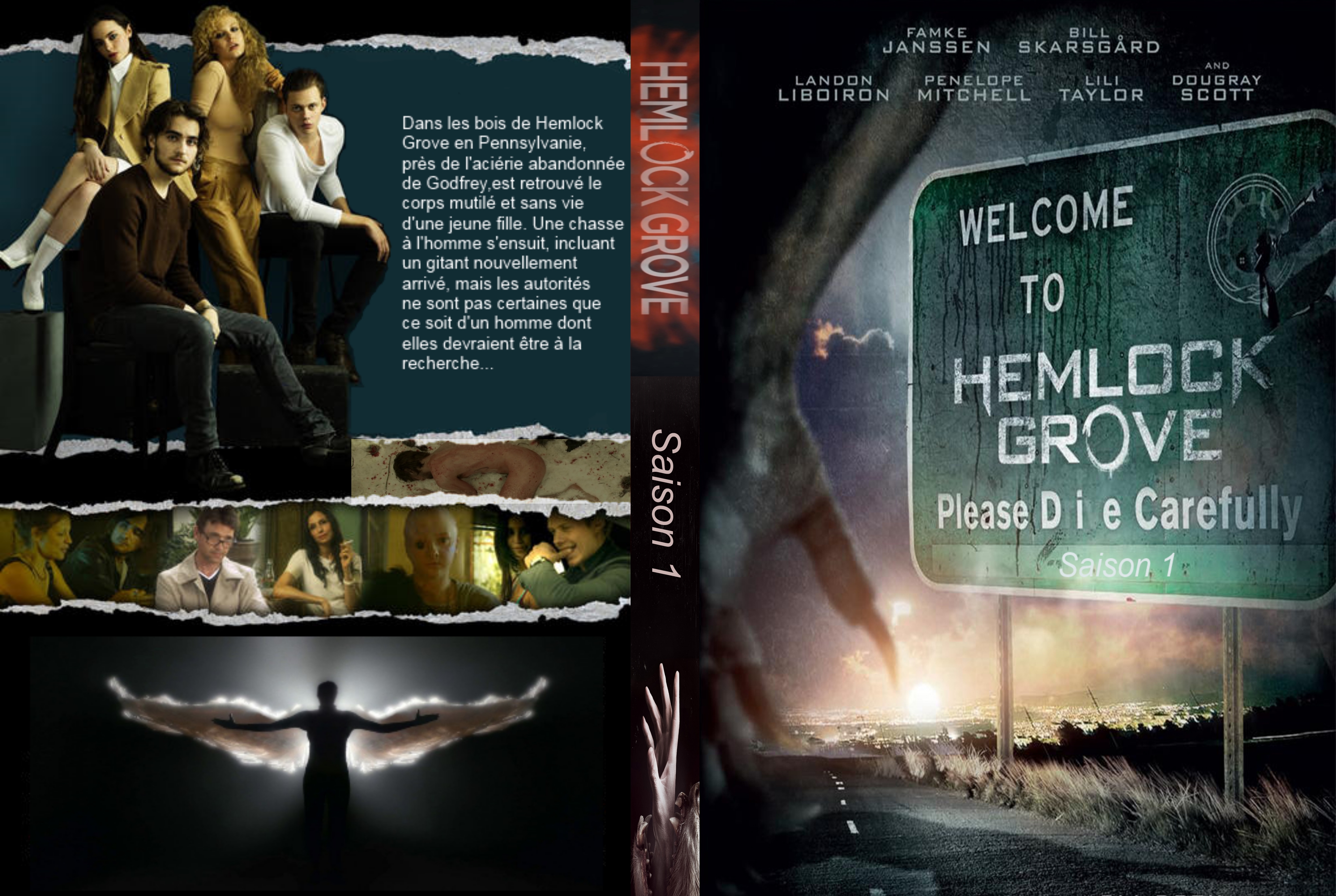 Jaquette DVD Hemlock Grove Saison 1 custom