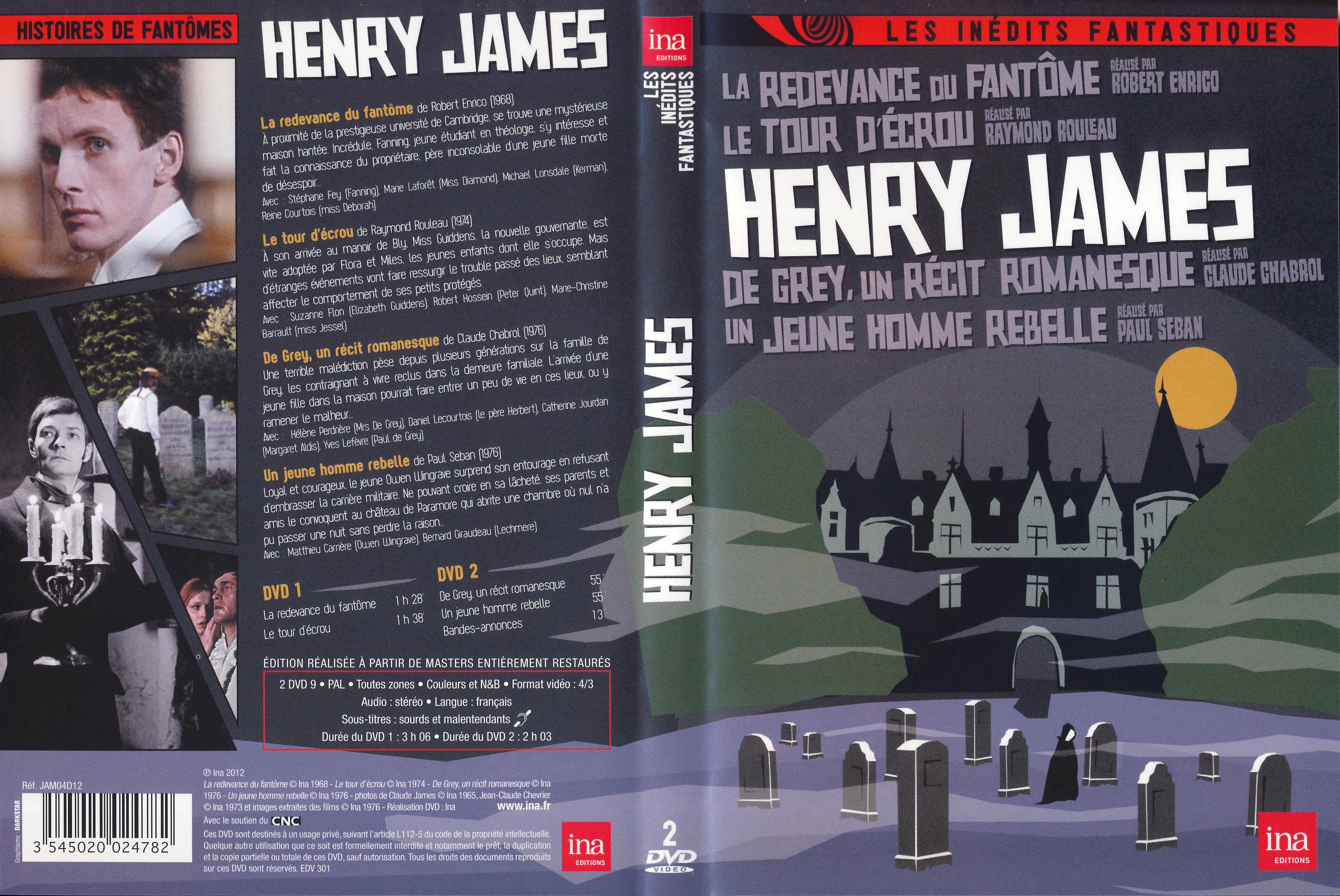 Jaquette DVD Henry James COFFRET