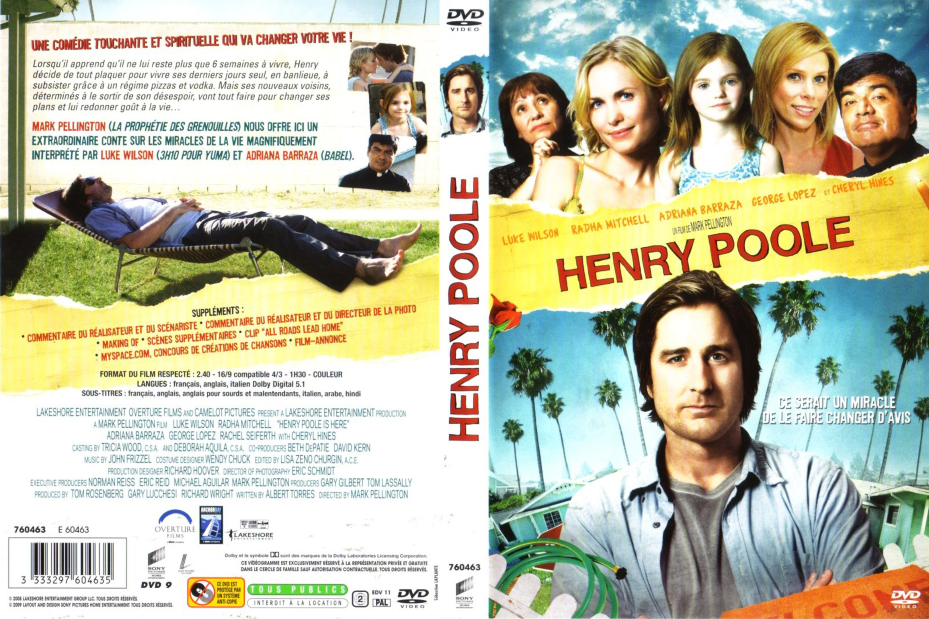 Jaquette DVD Henry Poole
