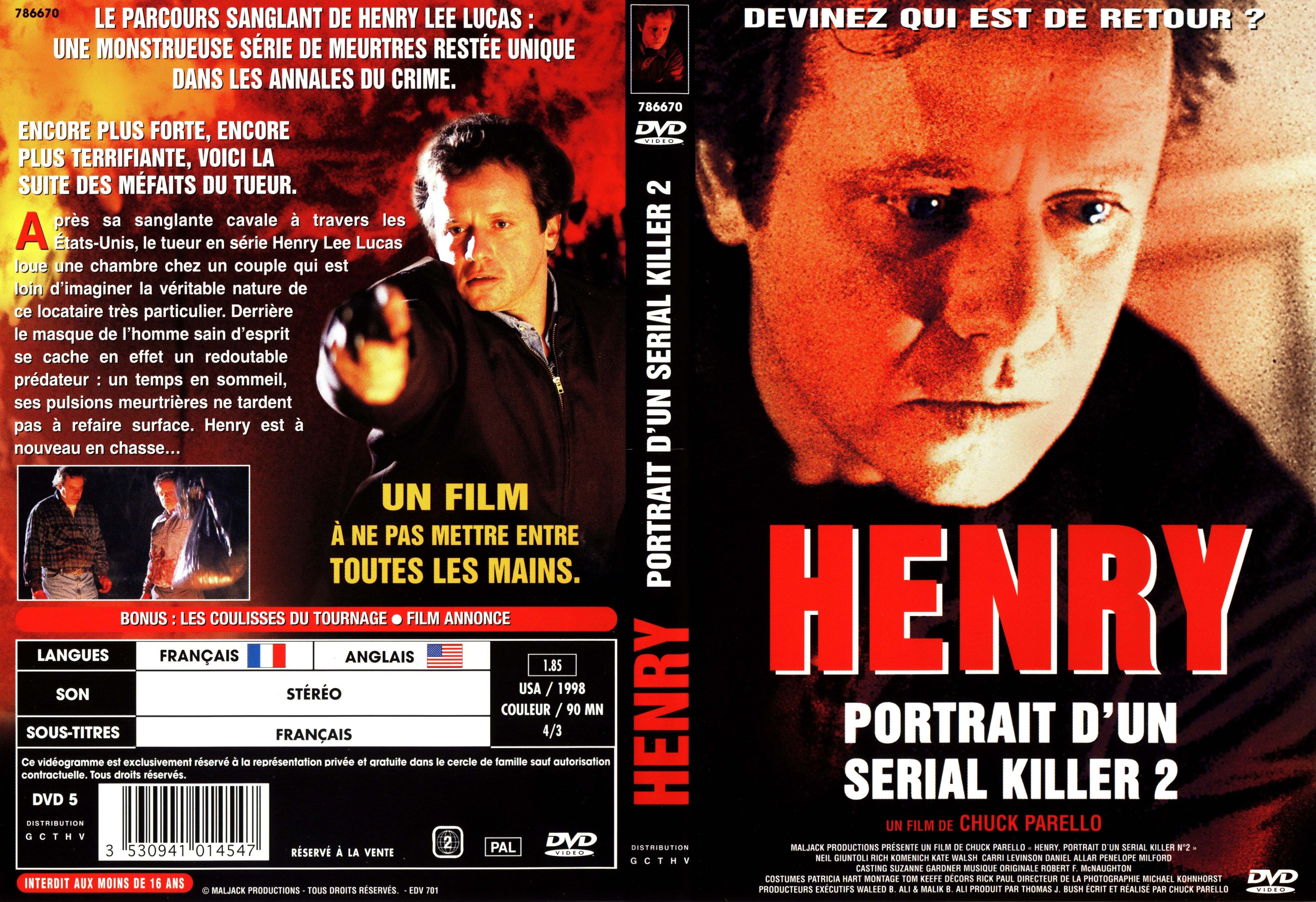 Jaquette DVD Henry portrait d