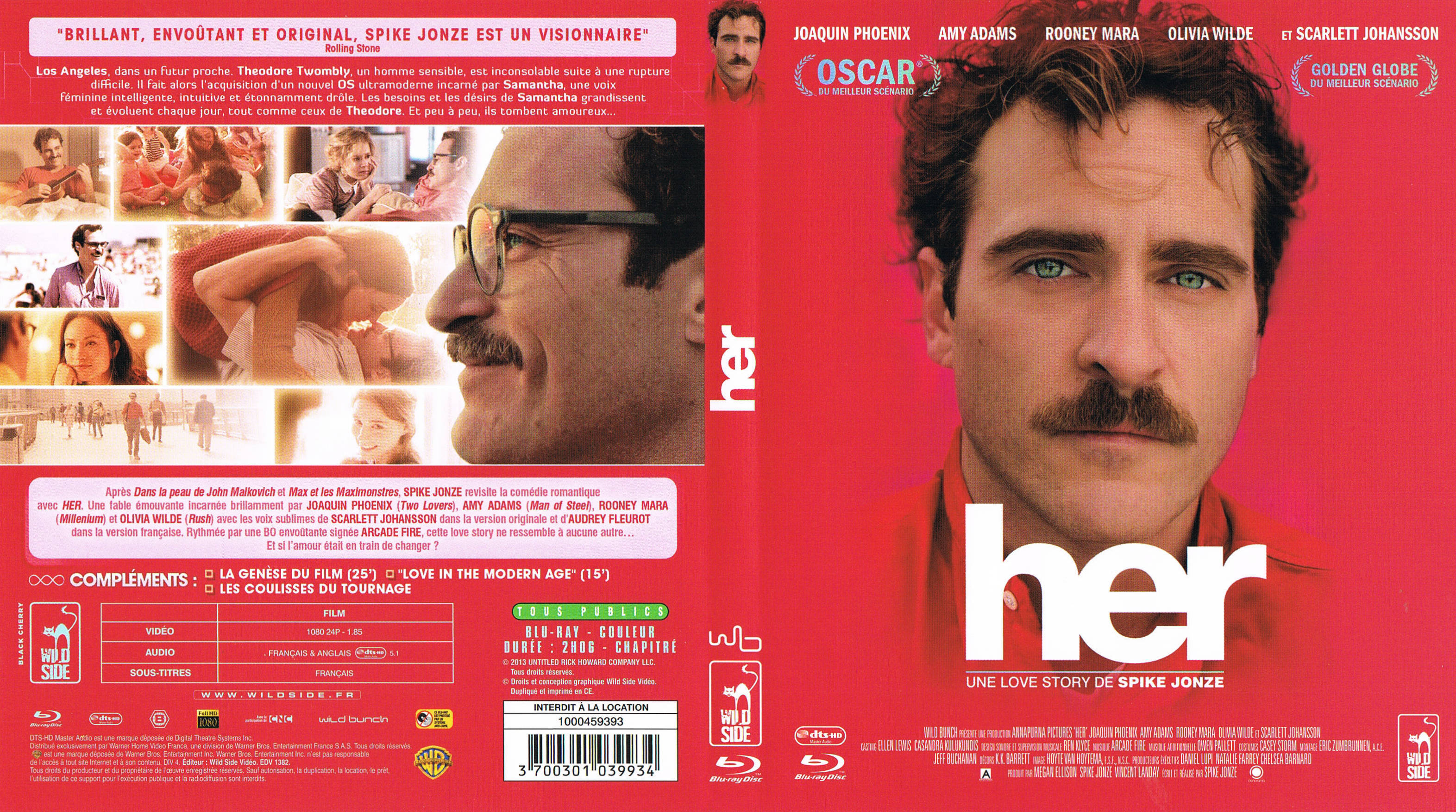 Jaquette DVD Her (BLU-RAY)
