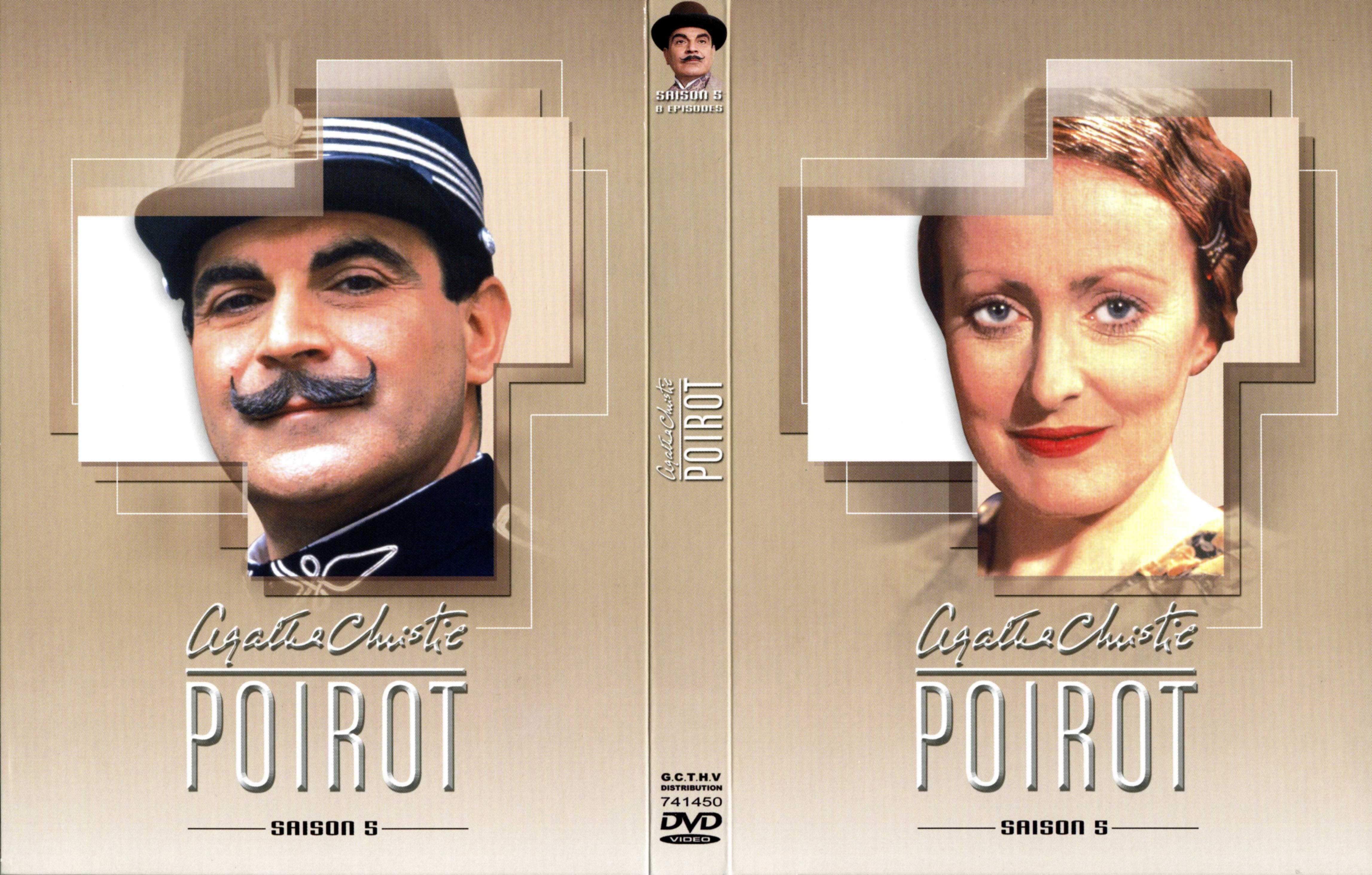 Jaquette DVD Hercule Poirot Saison 05 COFFRET