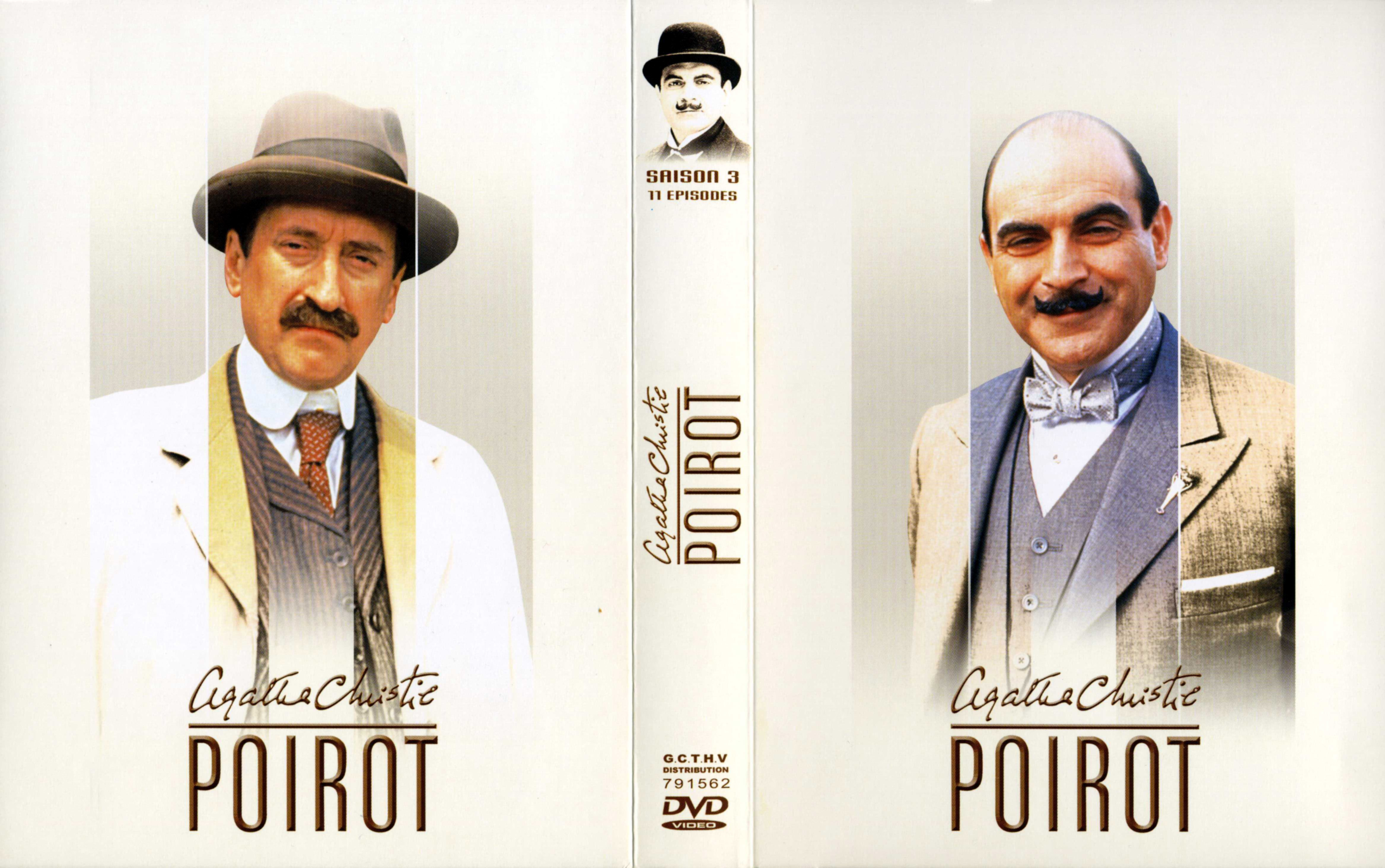 Jaquette DVD Hercule Poirot Saison 3 COFFRET
