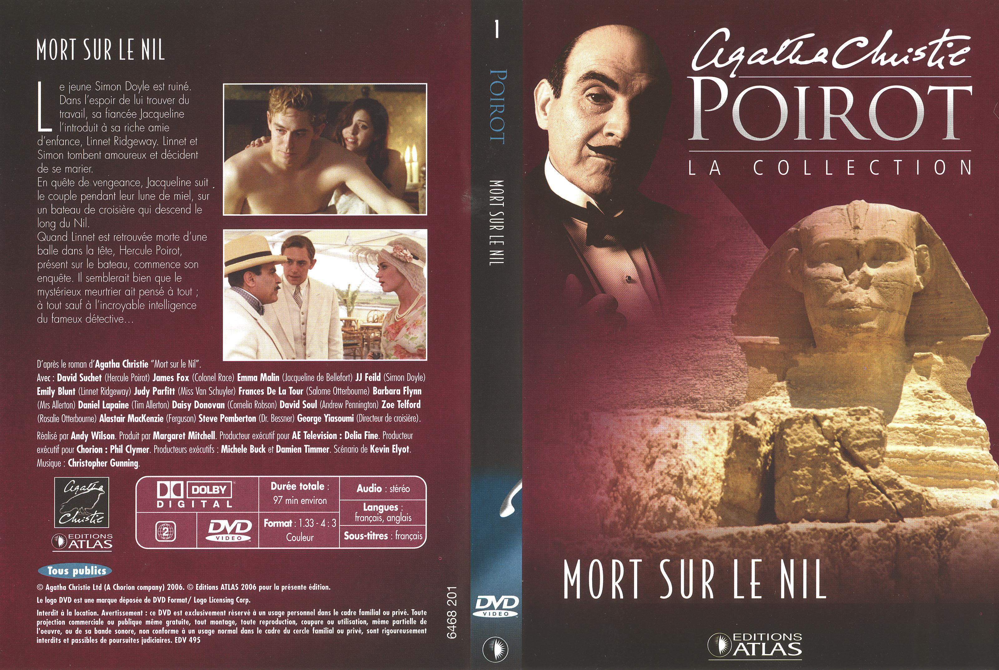 Jaquette DVD Hercule Poirot vol 1