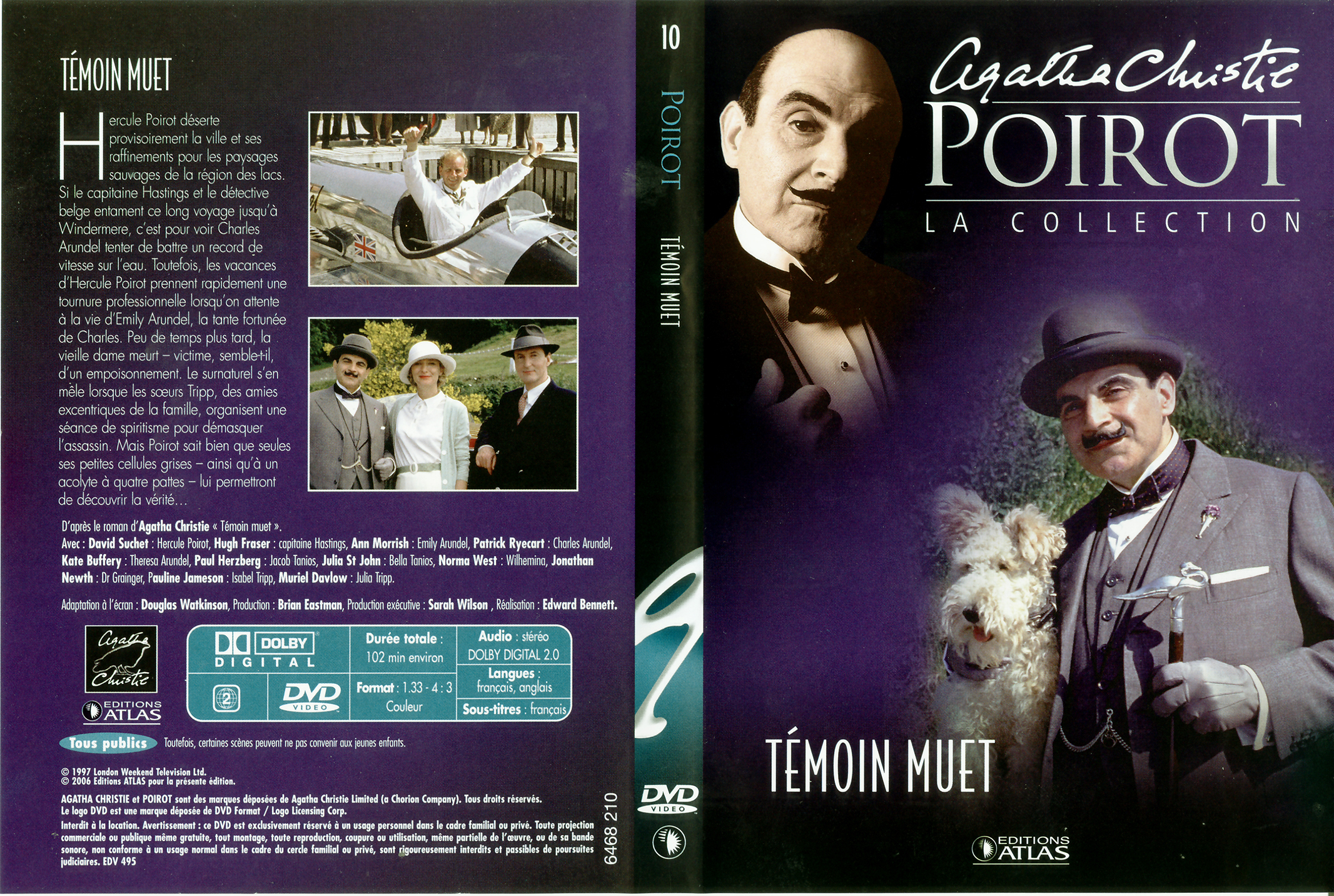 Jaquette DVD Hercule Poirot vol 10