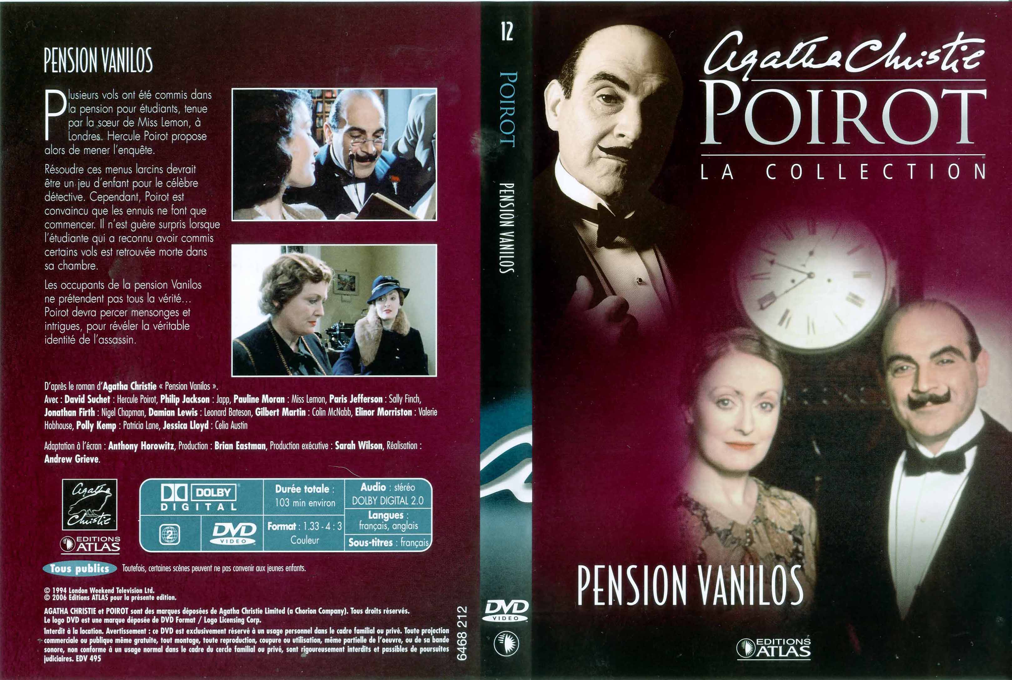 Jaquette DVD Hercule Poirot vol 12