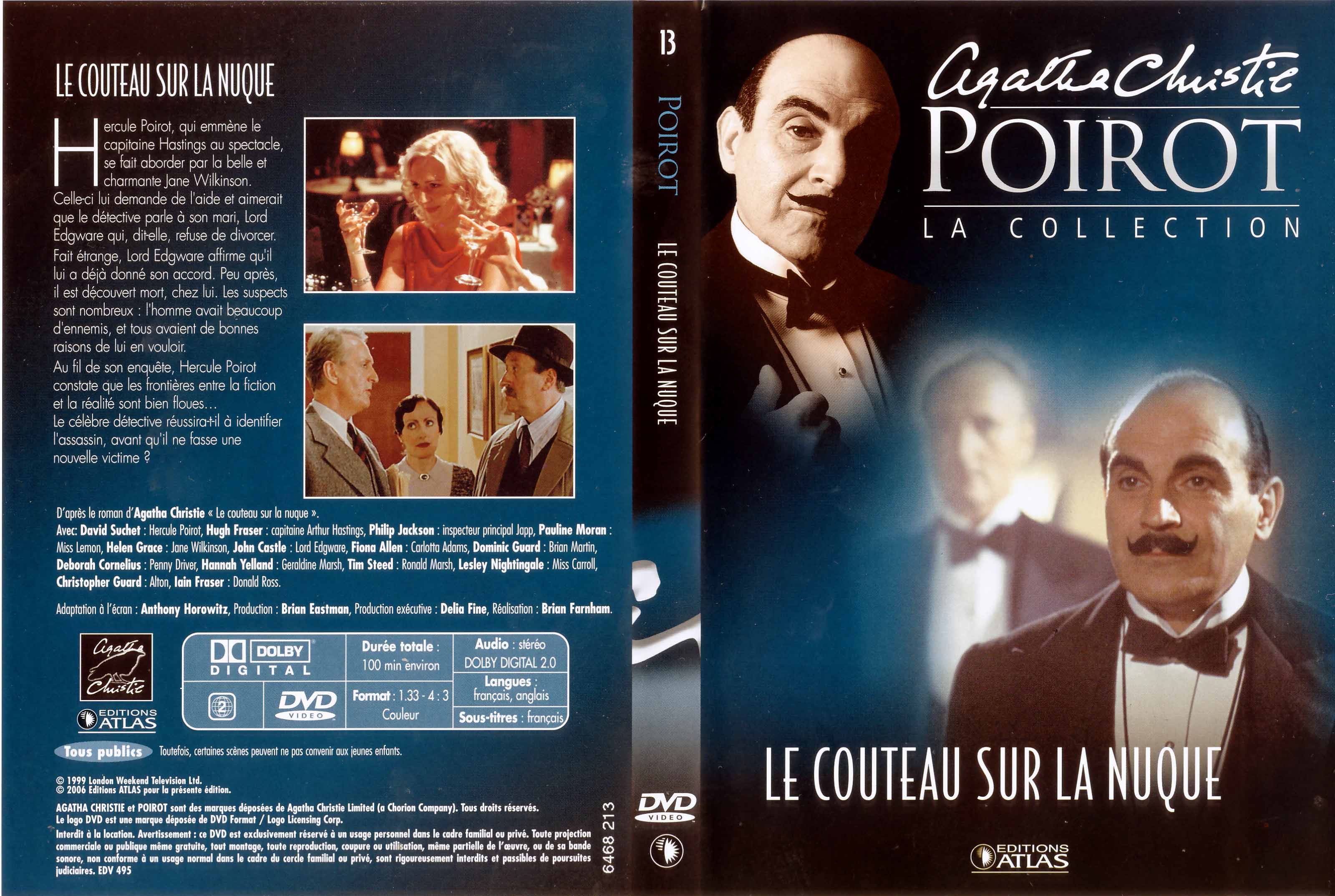 Jaquette DVD Hercule Poirot vol 13