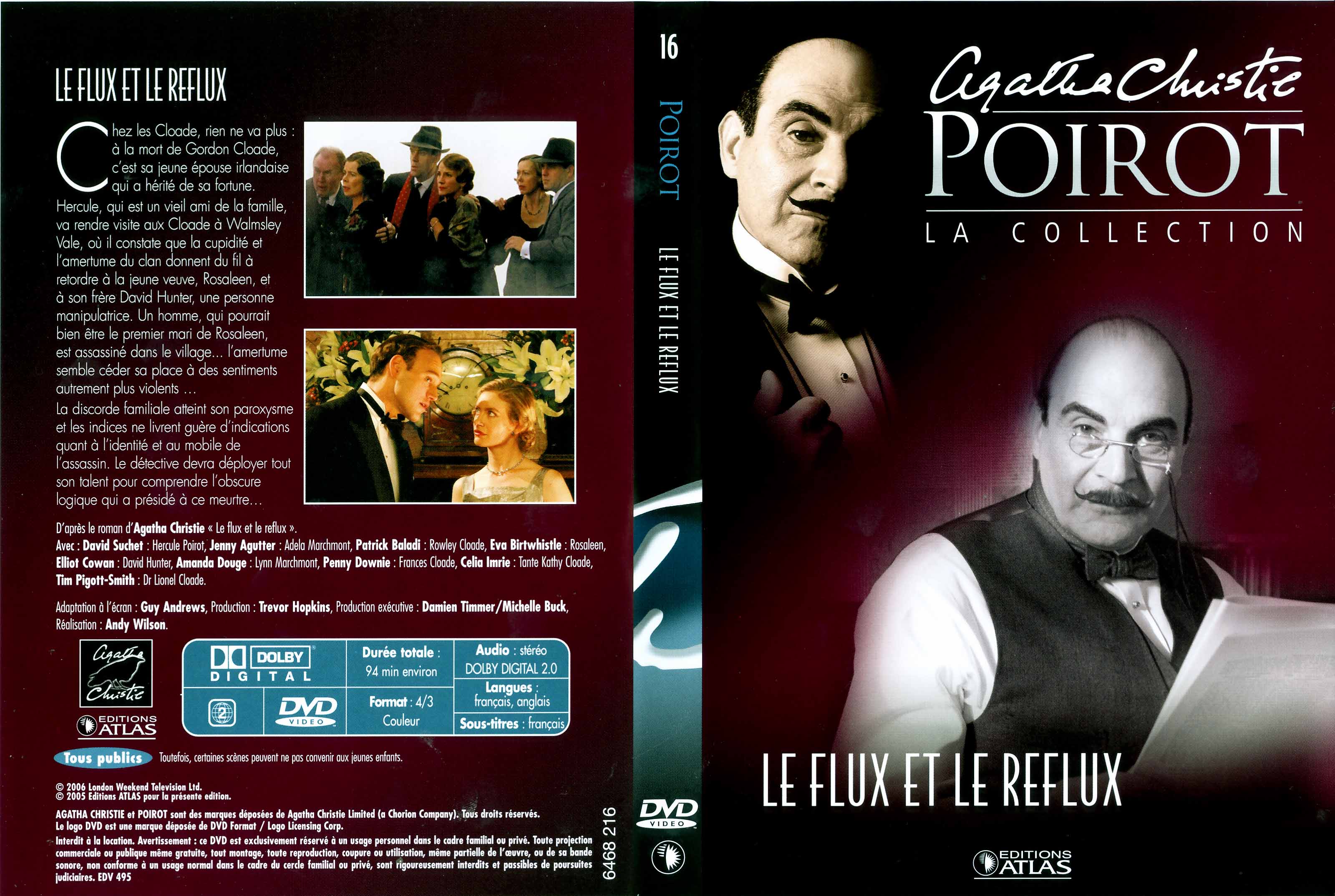 Jaquette DVD Hercule Poirot vol 16