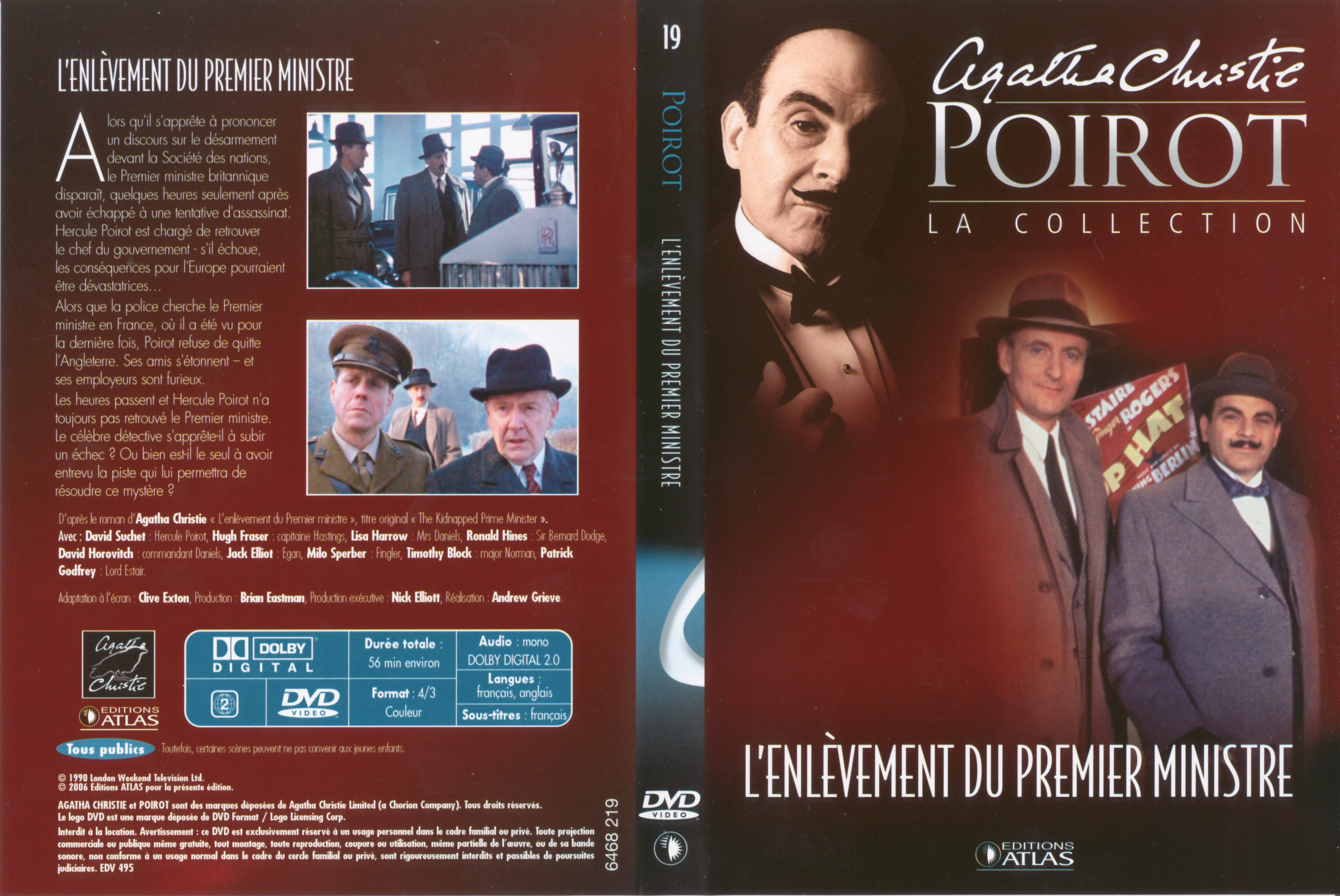Jaquette DVD Hercule Poirot vol 19
