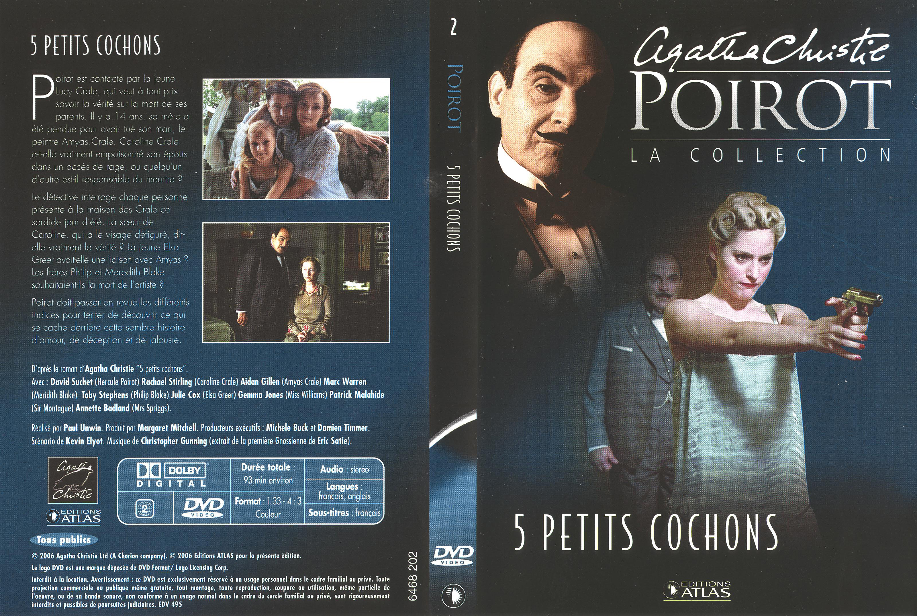 Jaquette DVD Hercule Poirot vol 2
