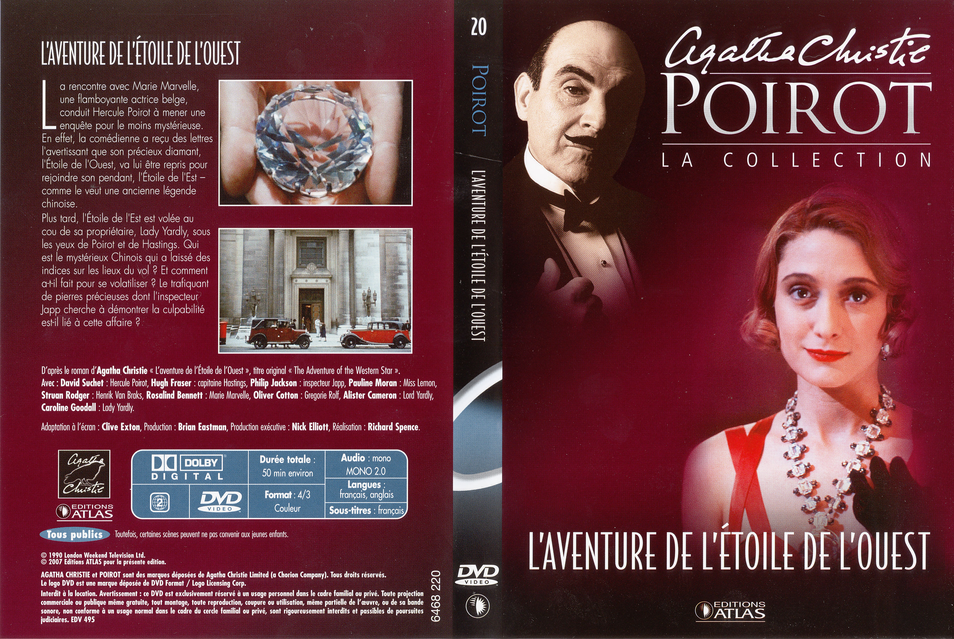 Jaquette DVD Hercule Poirot vol 20