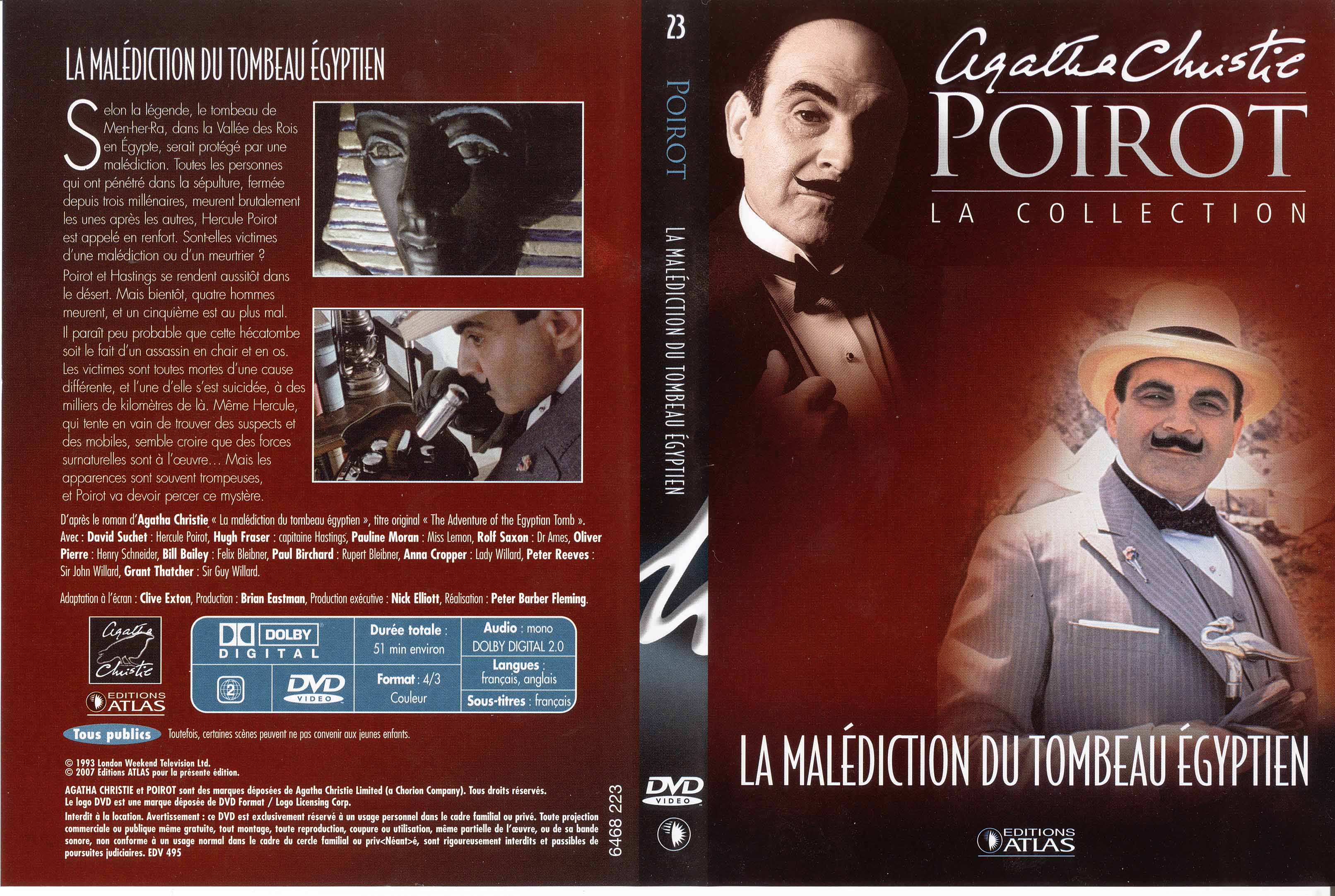 Jaquette DVD Hercule Poirot vol 23
