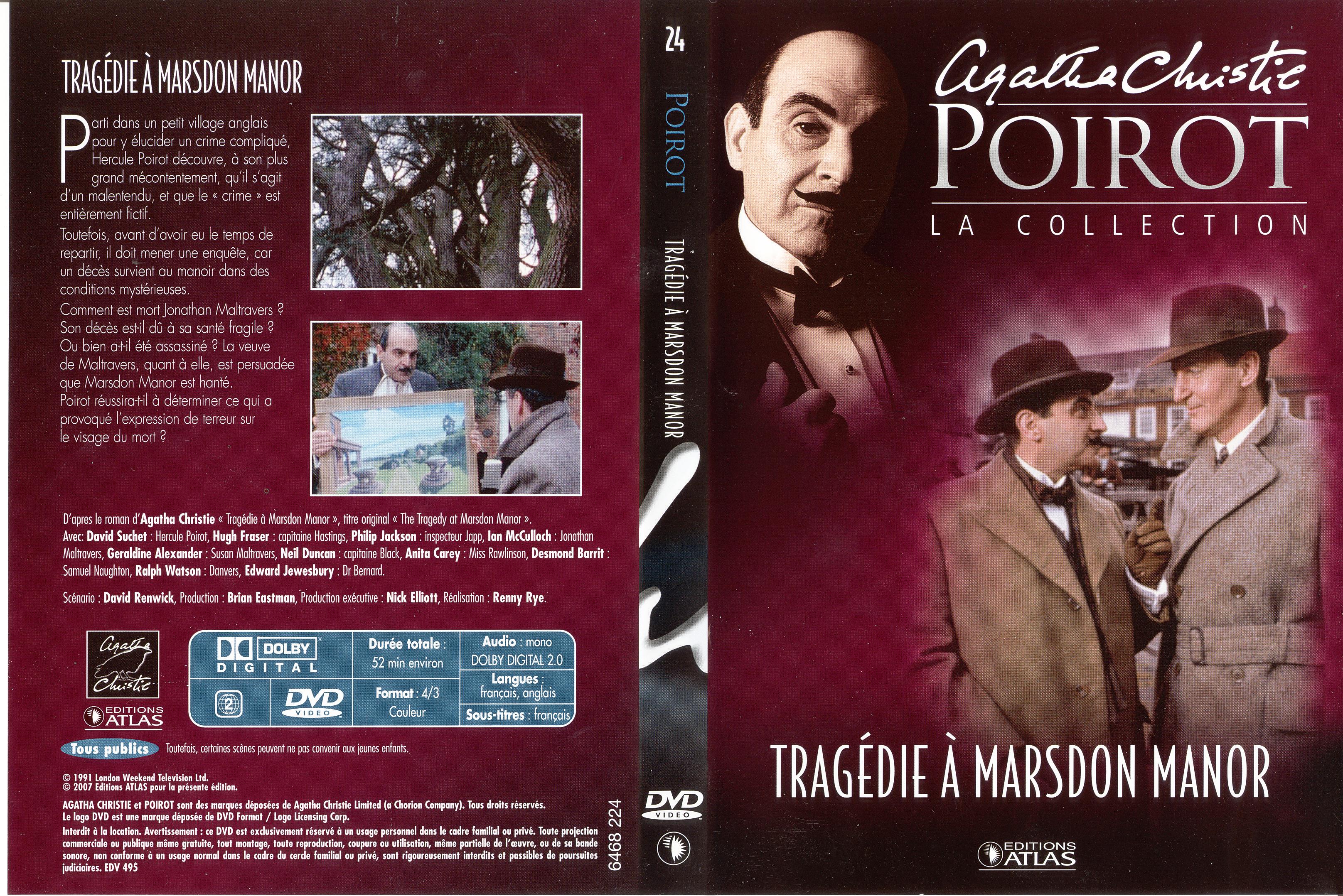 Jaquette DVD Hercule Poirot vol 24