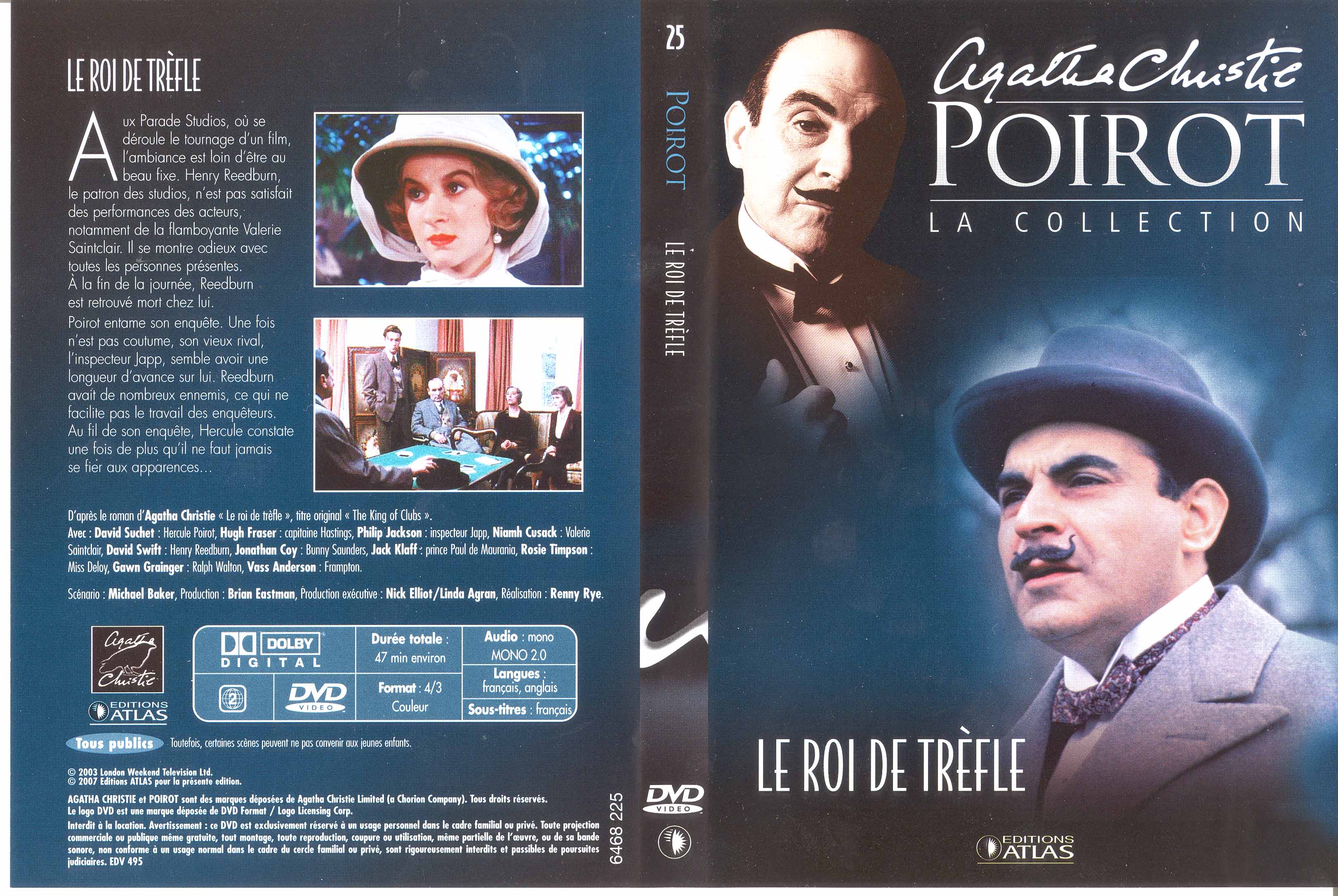 Jaquette DVD Hercule Poirot vol 25