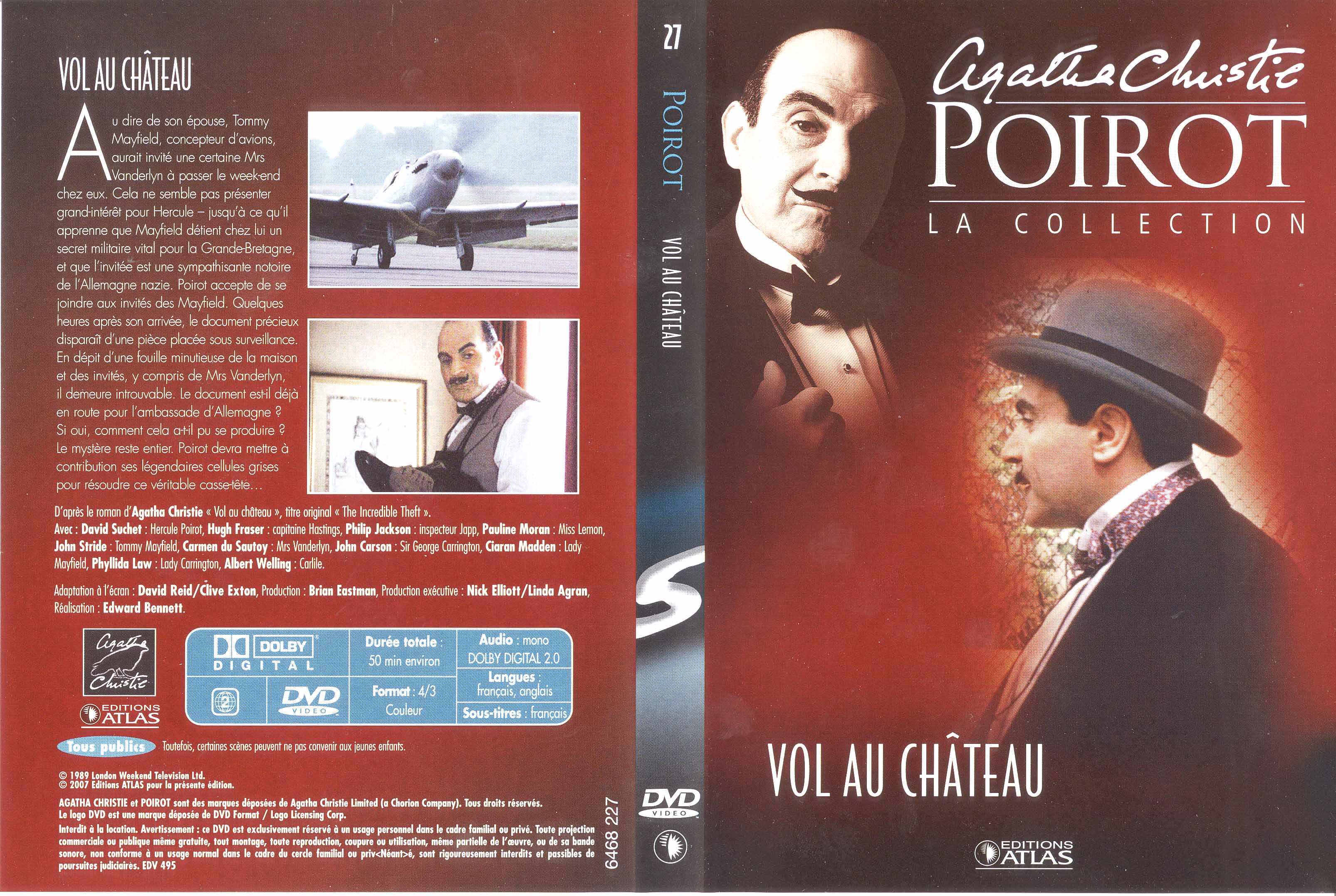 Jaquette DVD Hercule Poirot vol 27