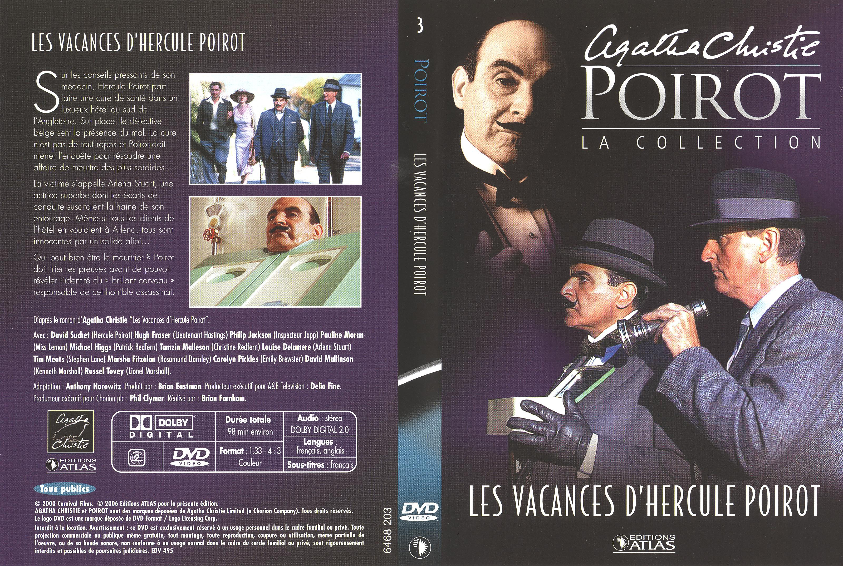 Jaquette DVD Hercule Poirot vol 3