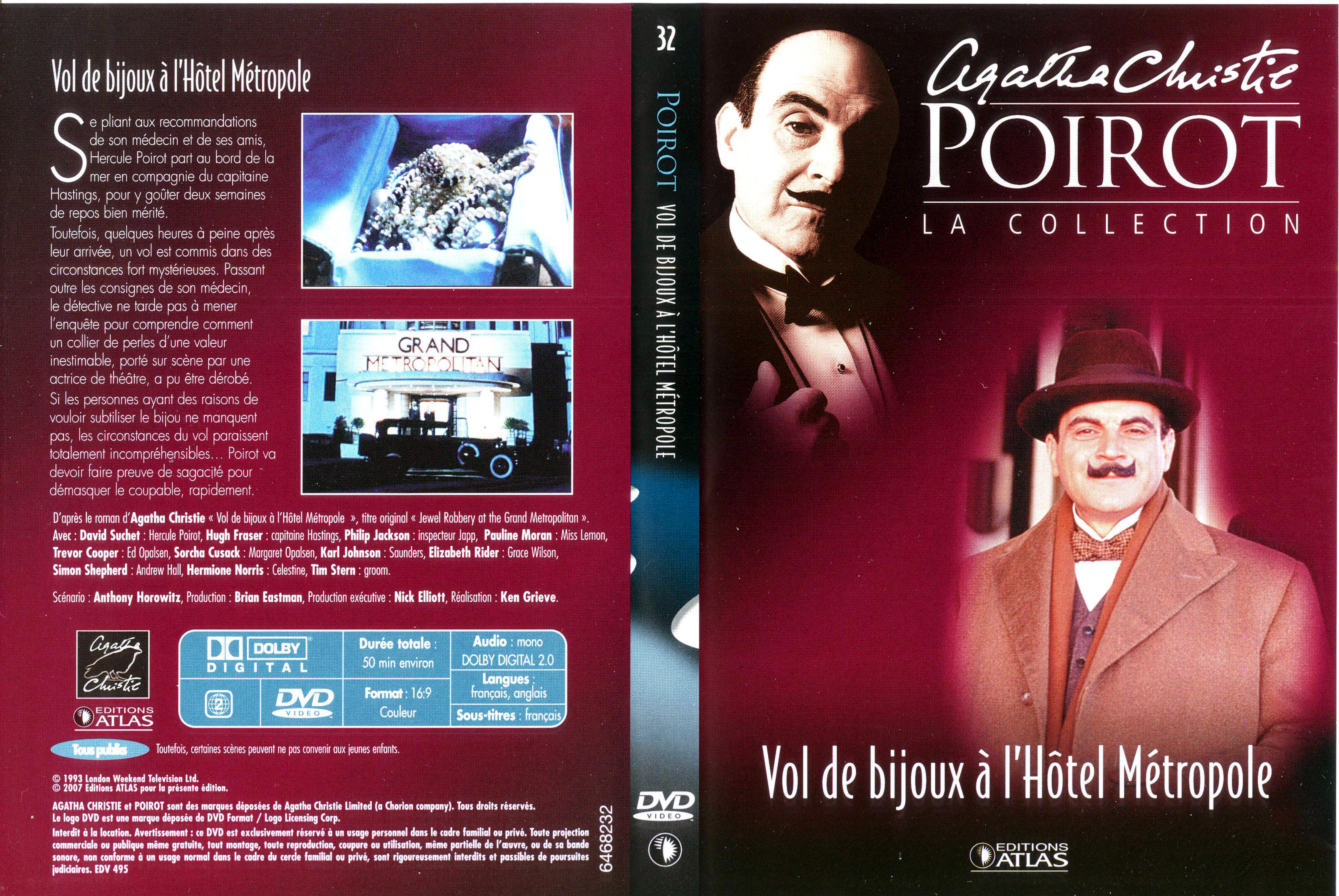 Jaquette DVD Hercule Poirot vol 32