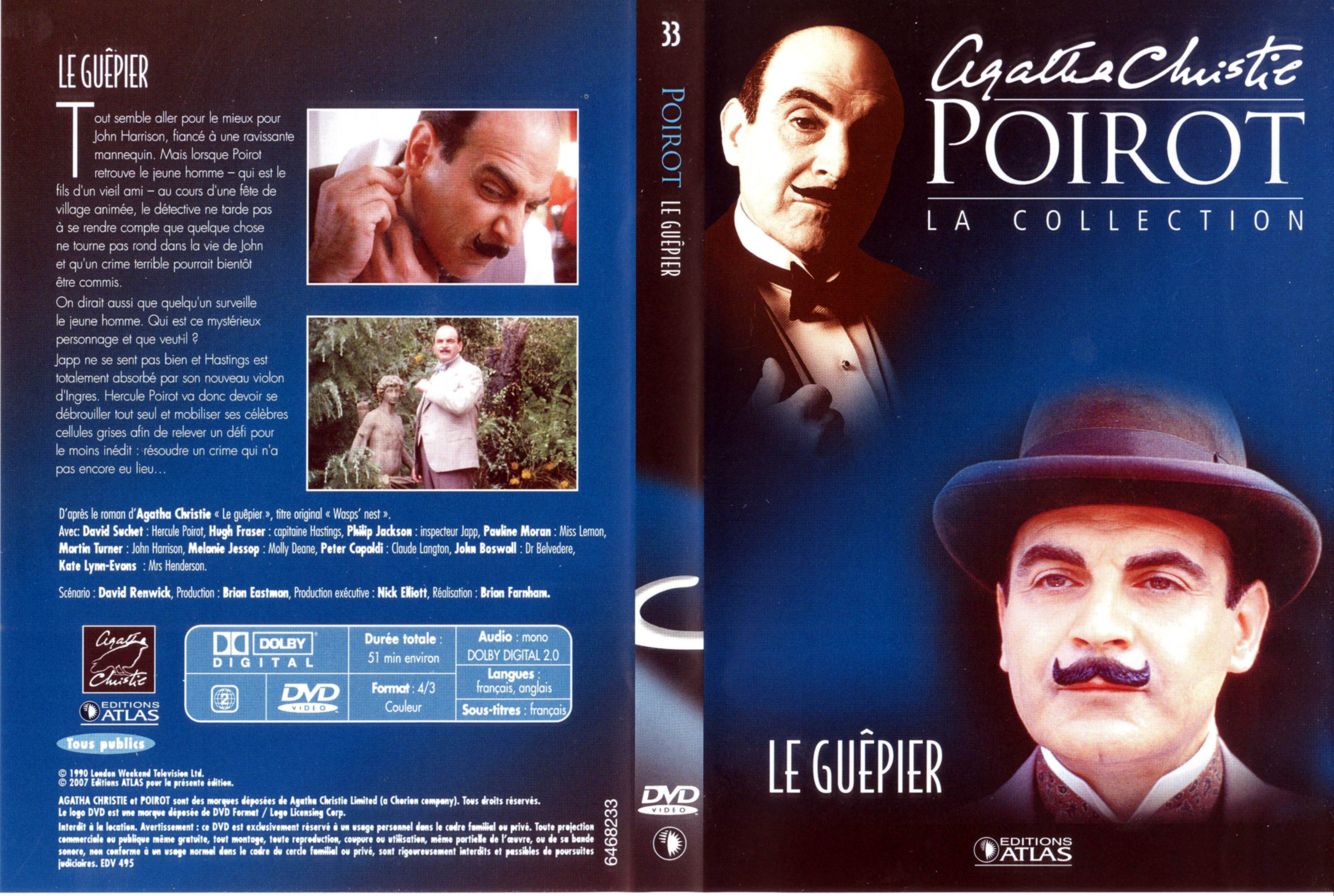 Jaquette DVD Hercule Poirot vol 33