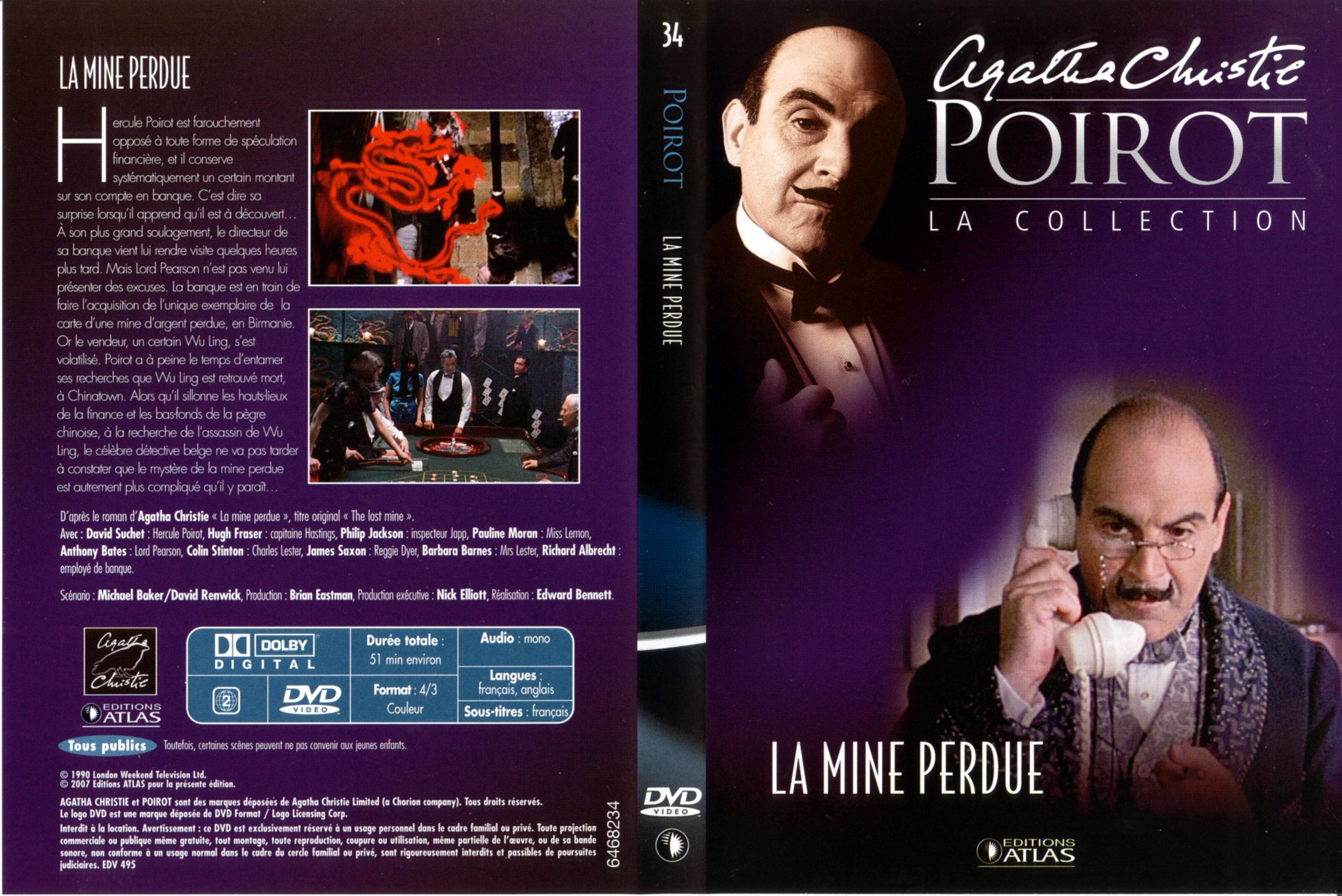 Jaquette DVD Hercule Poirot vol 34