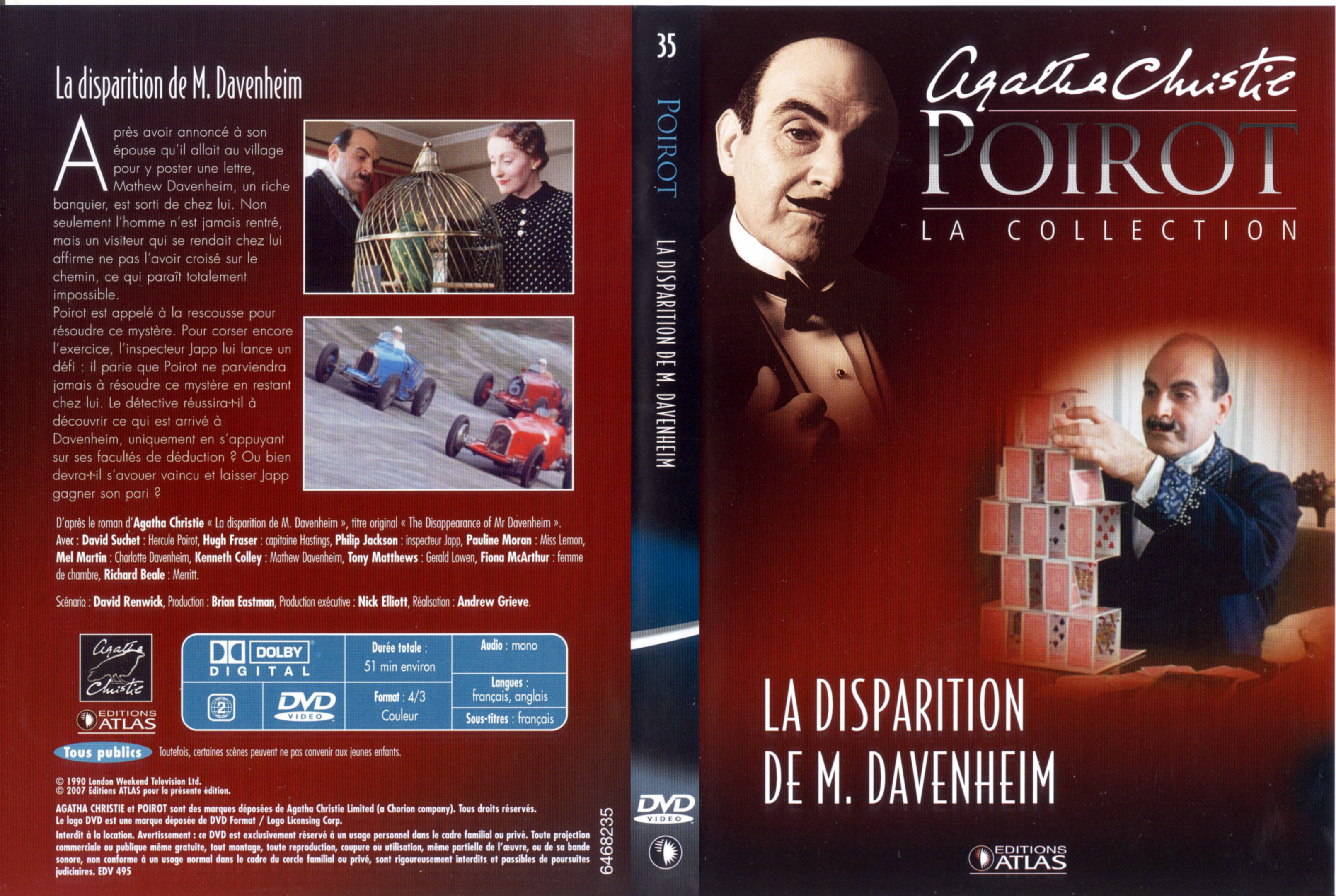 Jaquette DVD Hercule Poirot vol 35