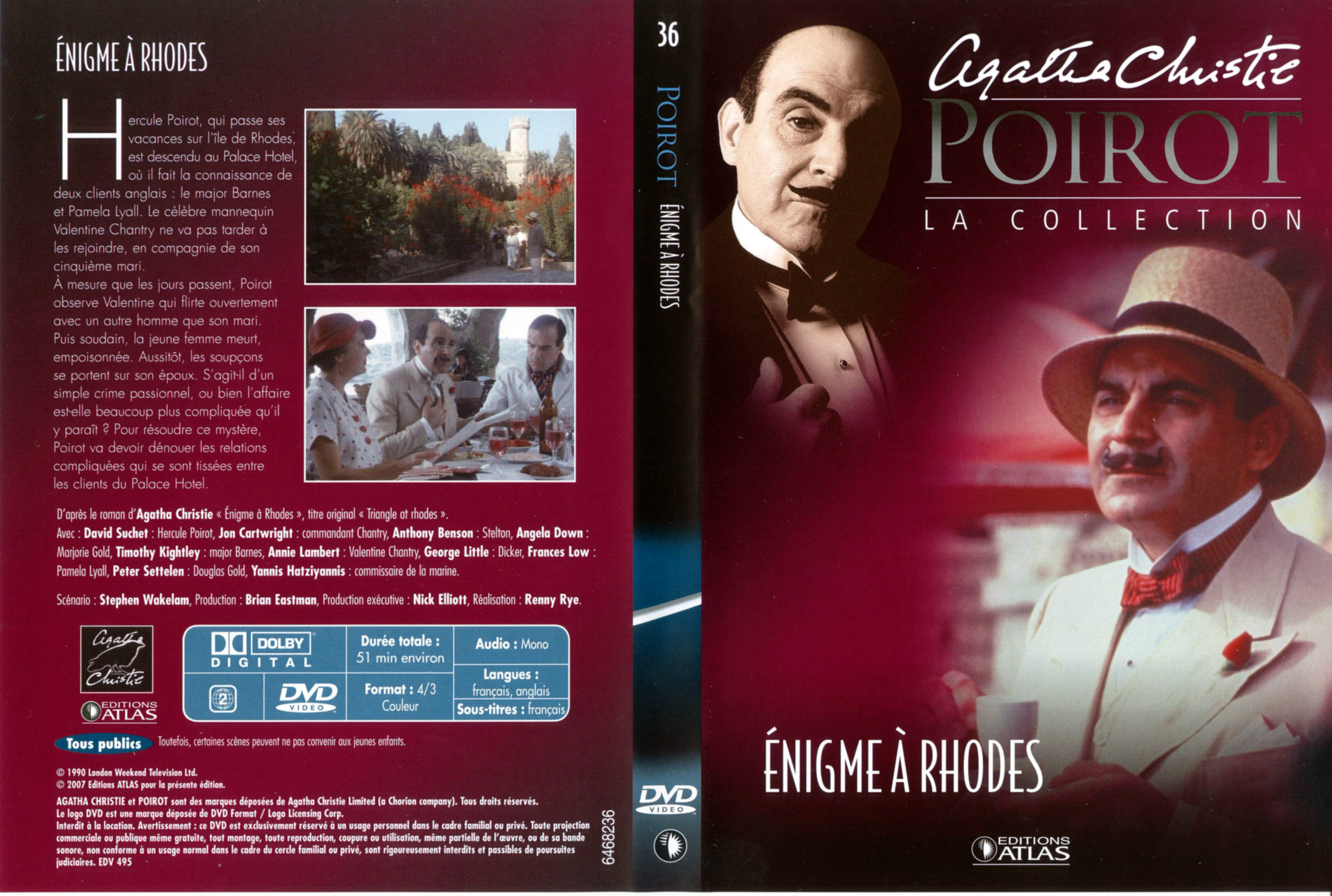 Jaquette DVD Hercule Poirot vol 36