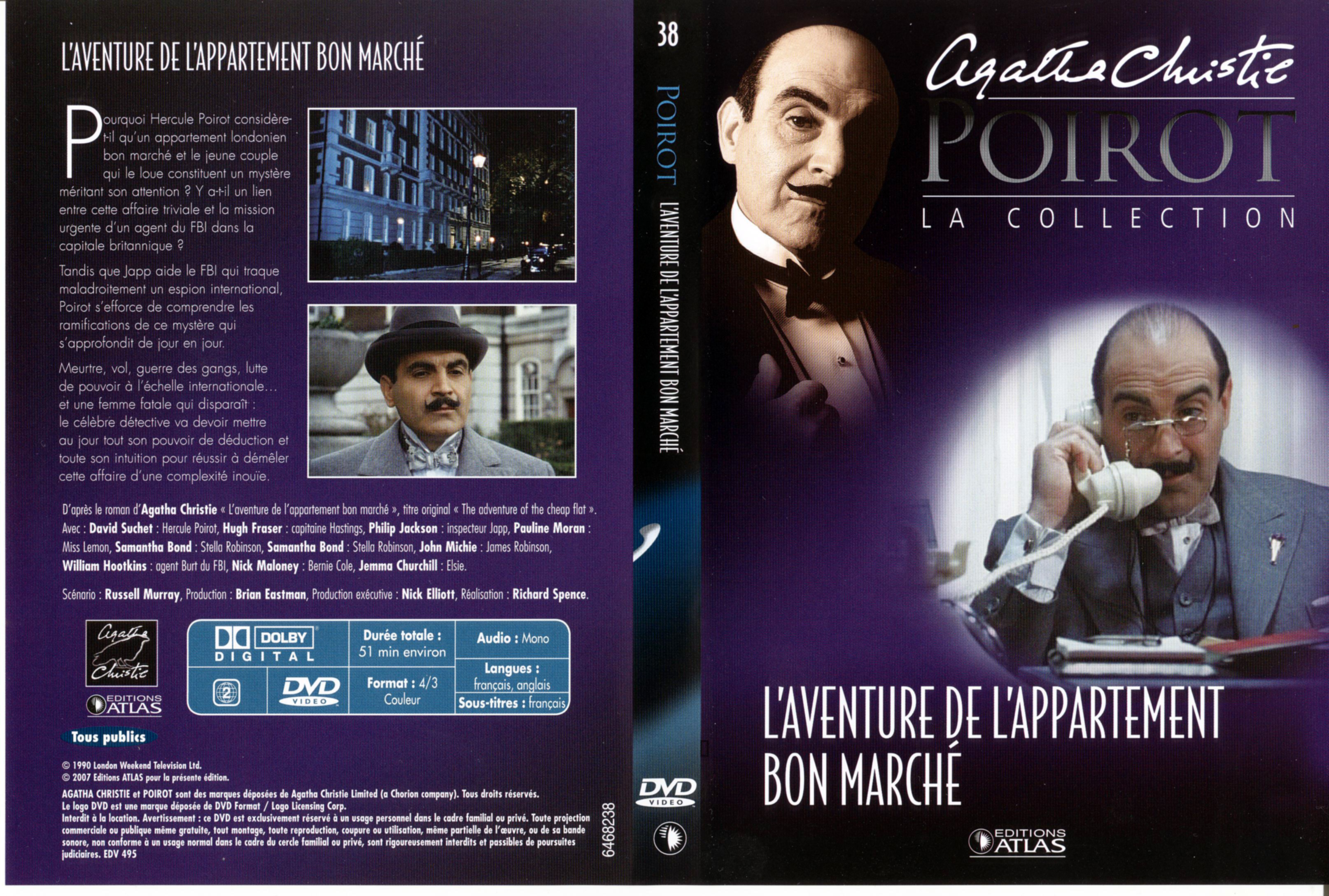 Jaquette DVD Hercule Poirot vol 38