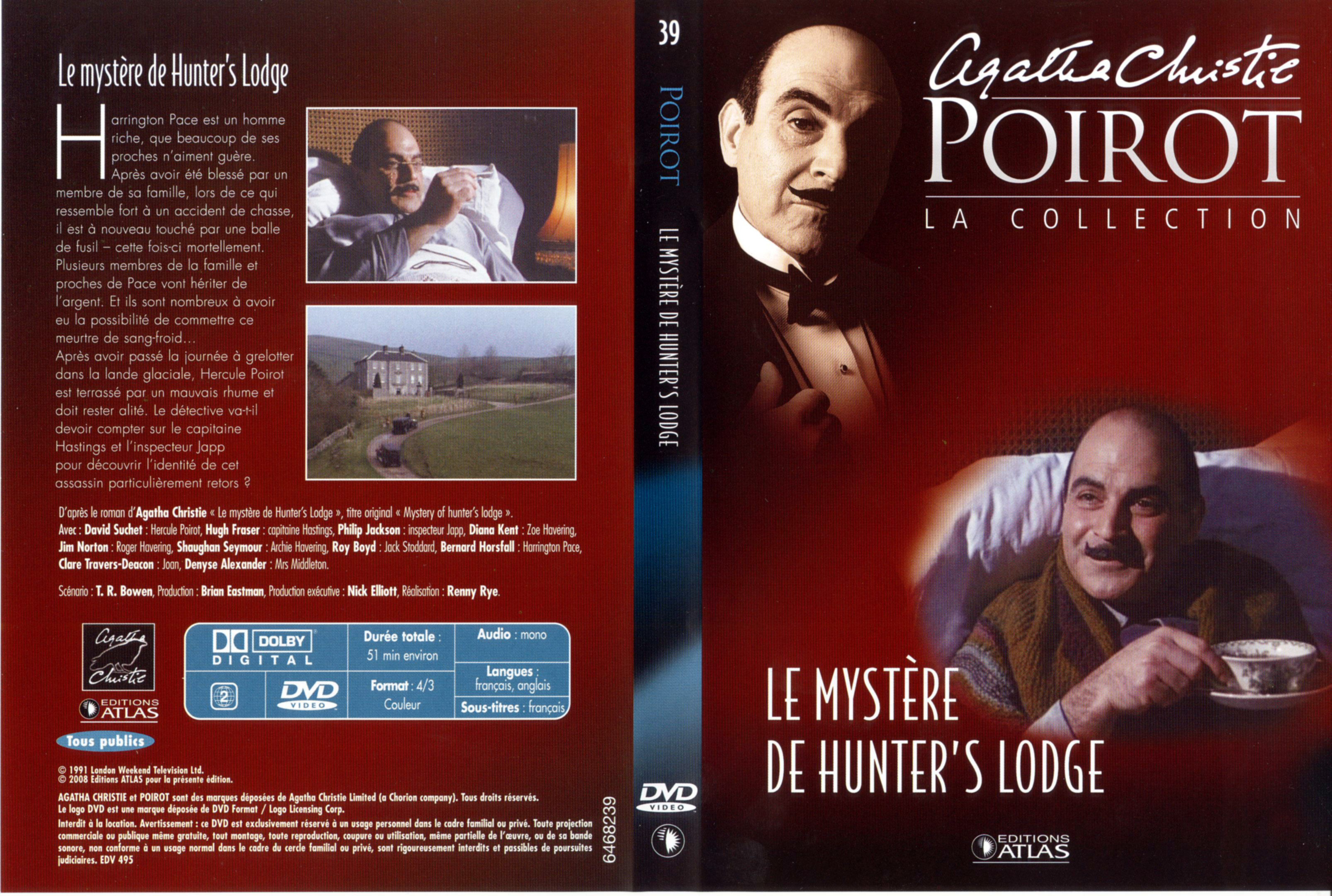 Jaquette DVD Hercule Poirot vol 39
