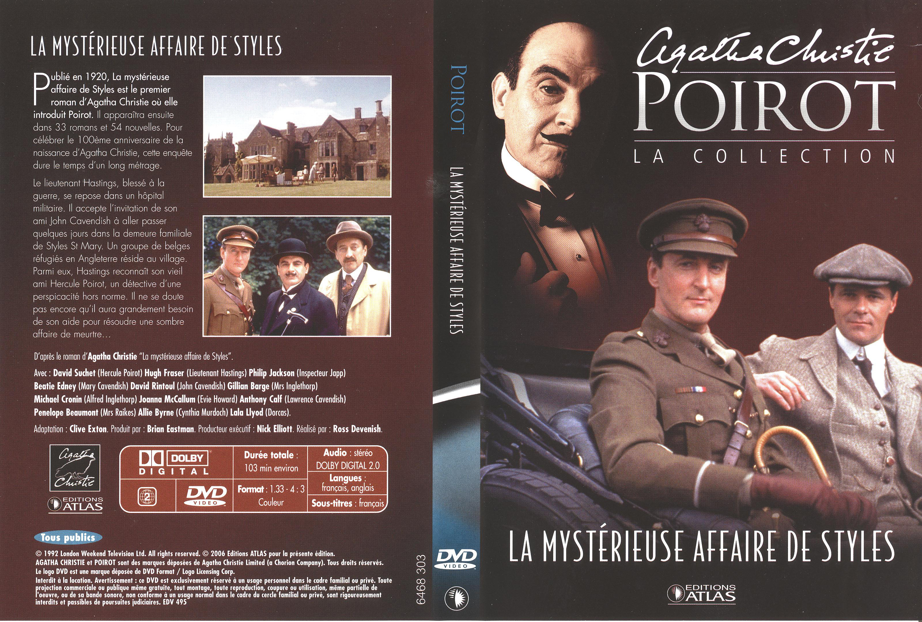 Jaquette DVD Hercule Poirot vol 3B