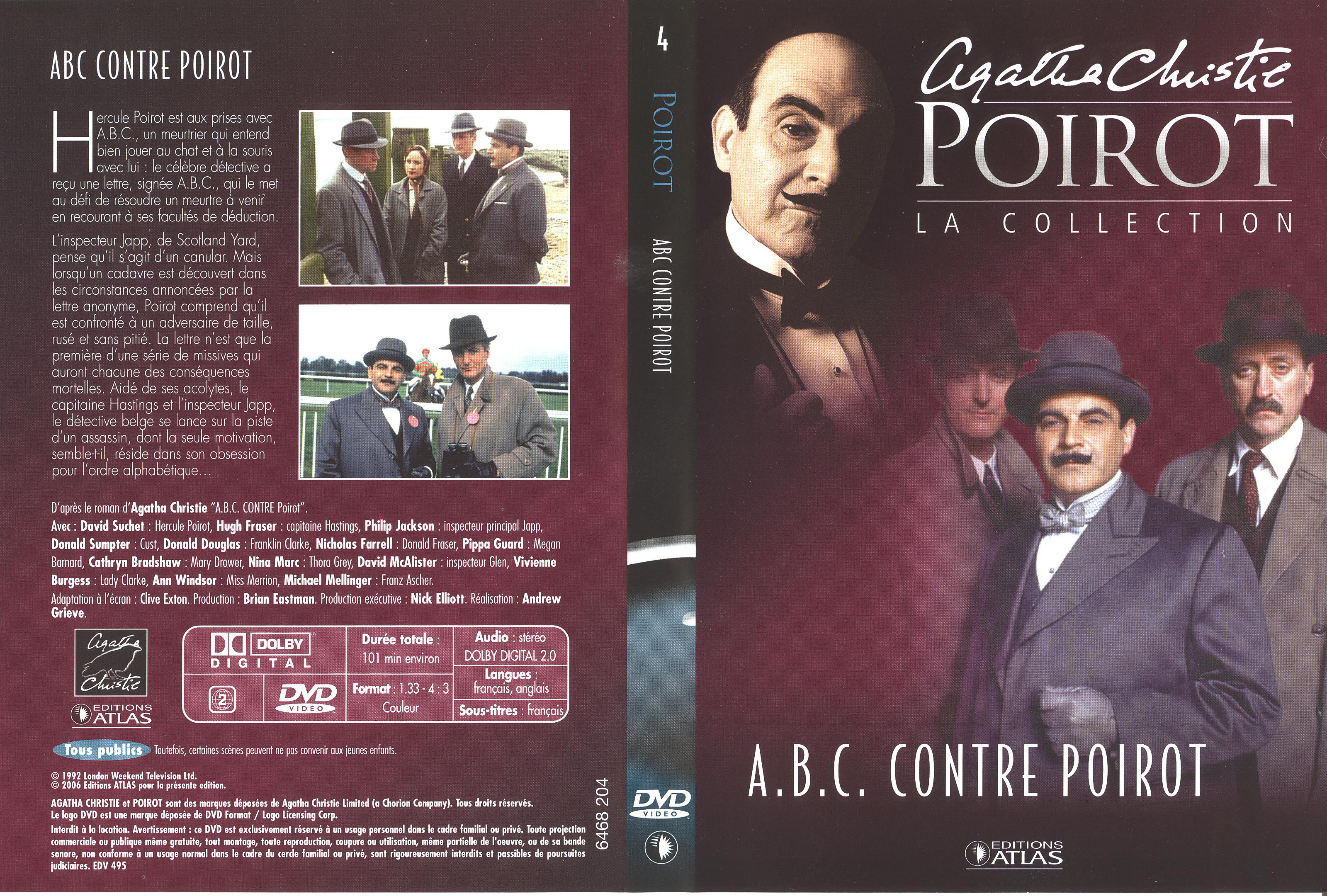 Jaquette DVD Hercule Poirot vol 4