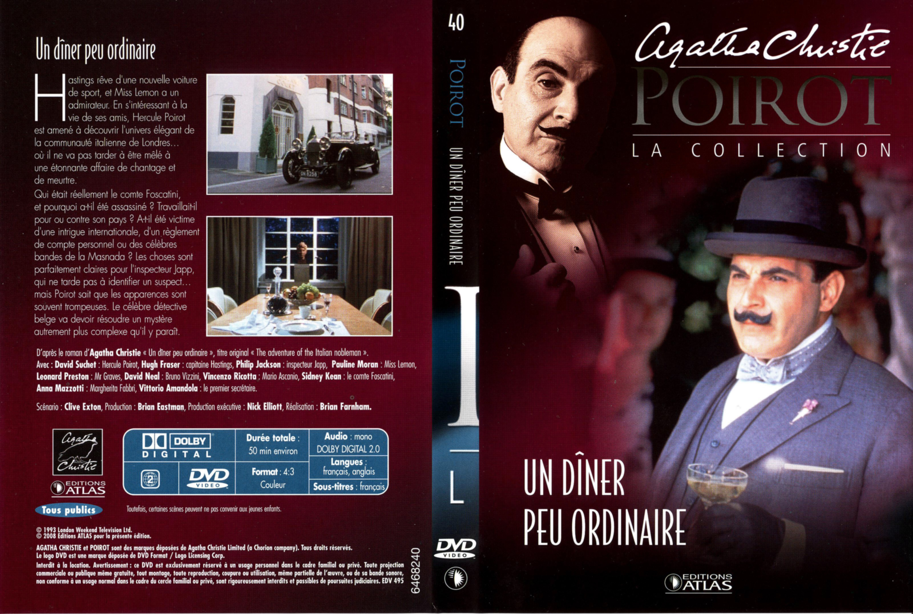 Jaquette DVD Hercule Poirot vol 40