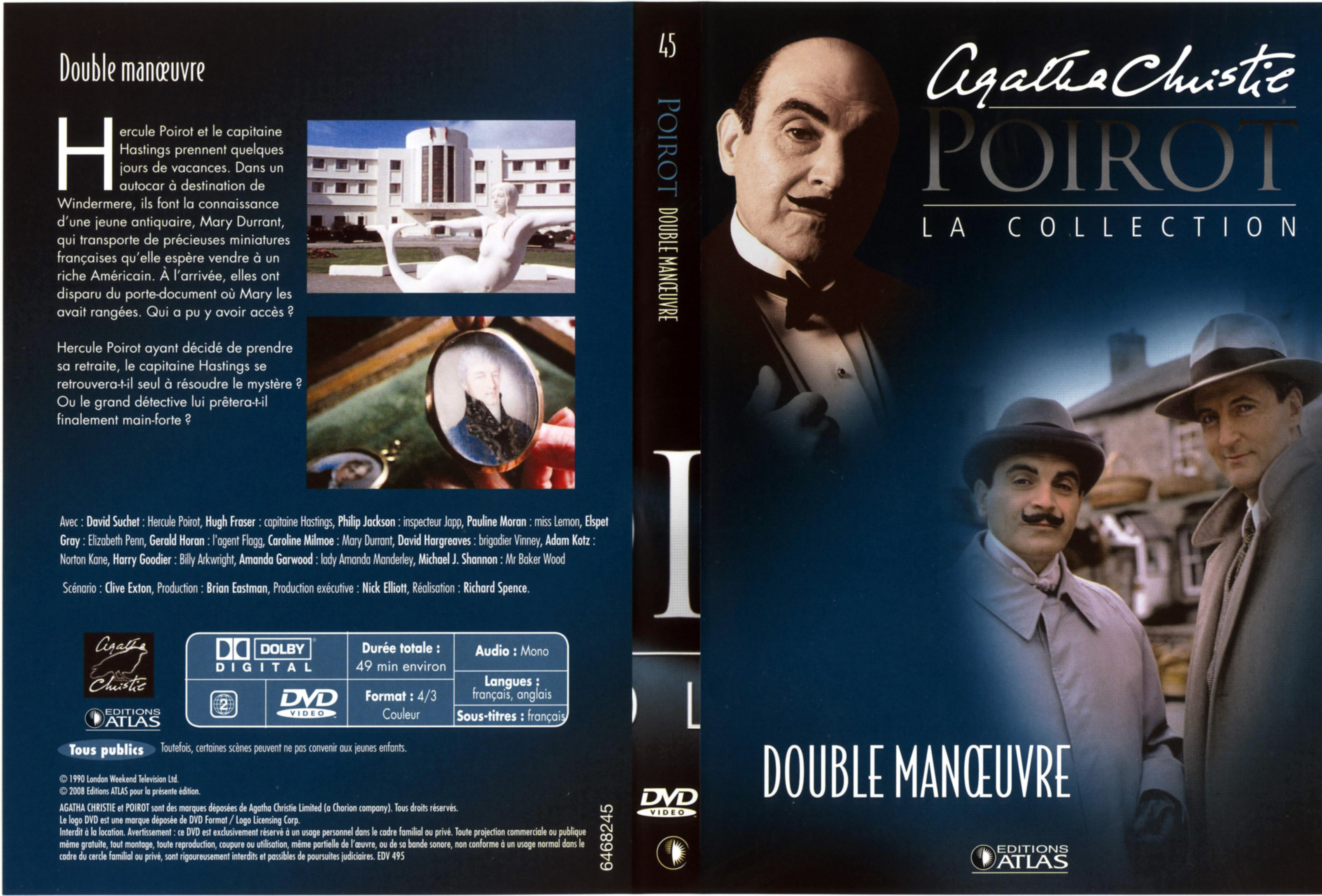 Jaquette DVD Hercule Poirot vol 45