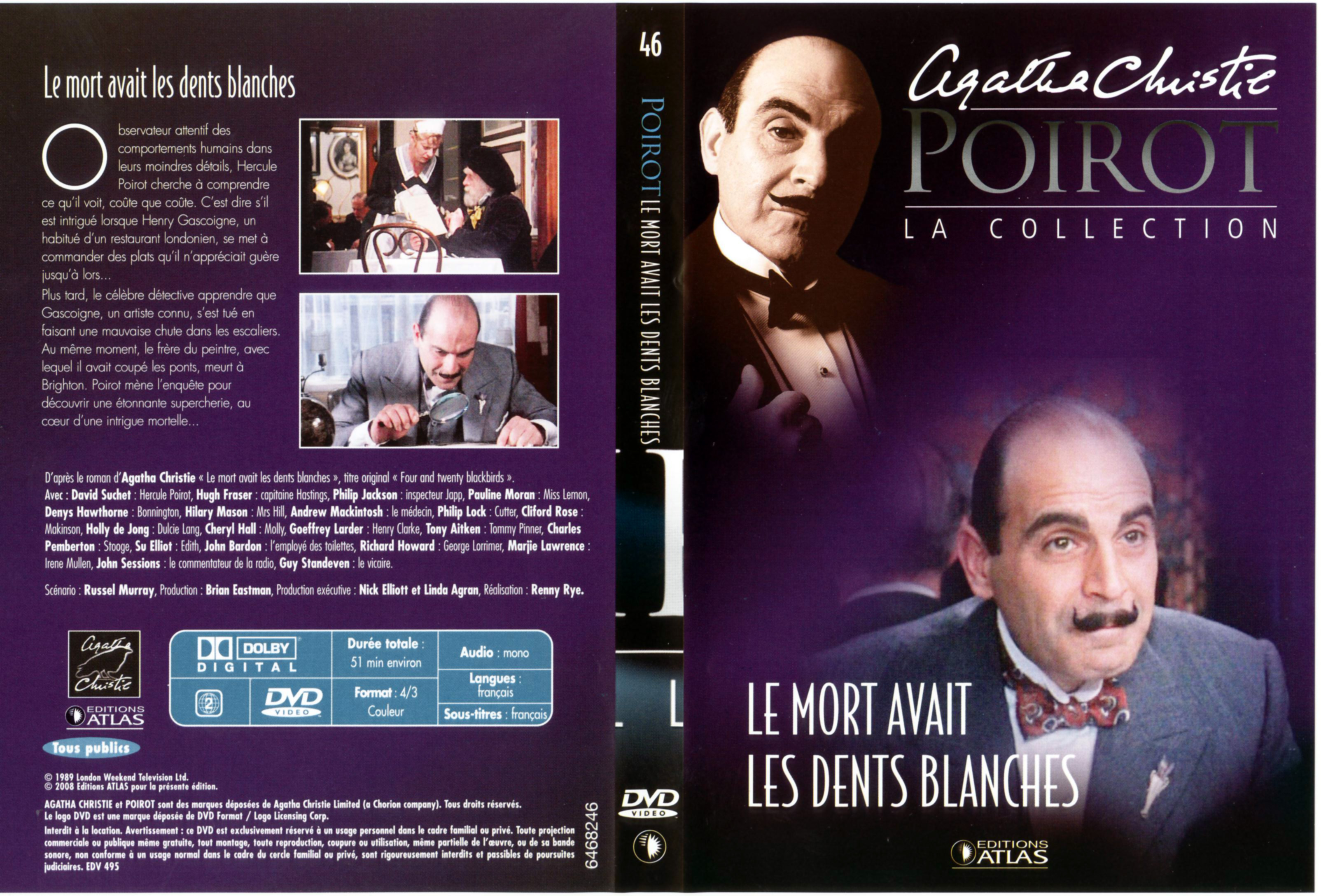 Jaquette DVD Hercule Poirot vol 46