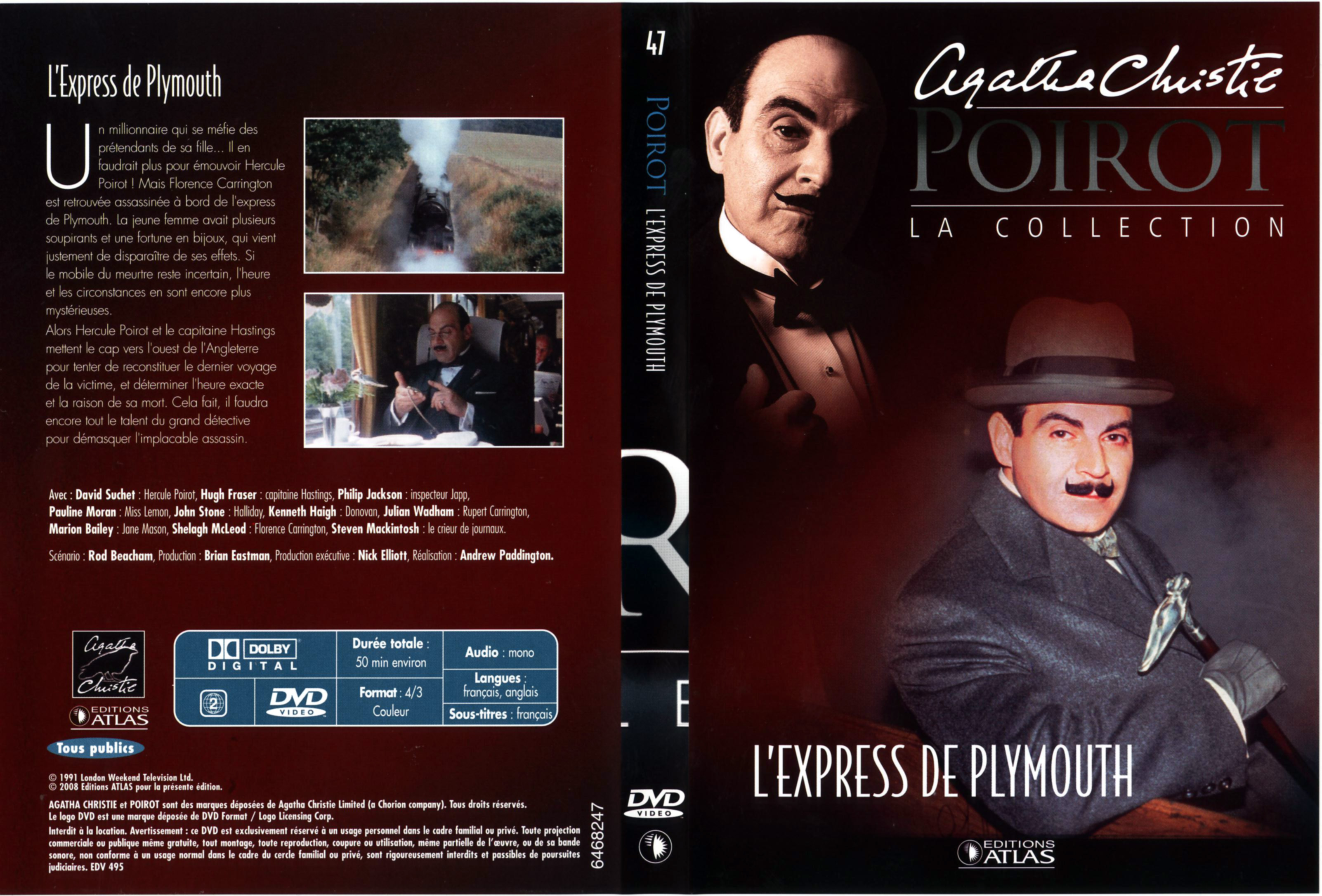 Jaquette DVD Hercule Poirot vol 47
