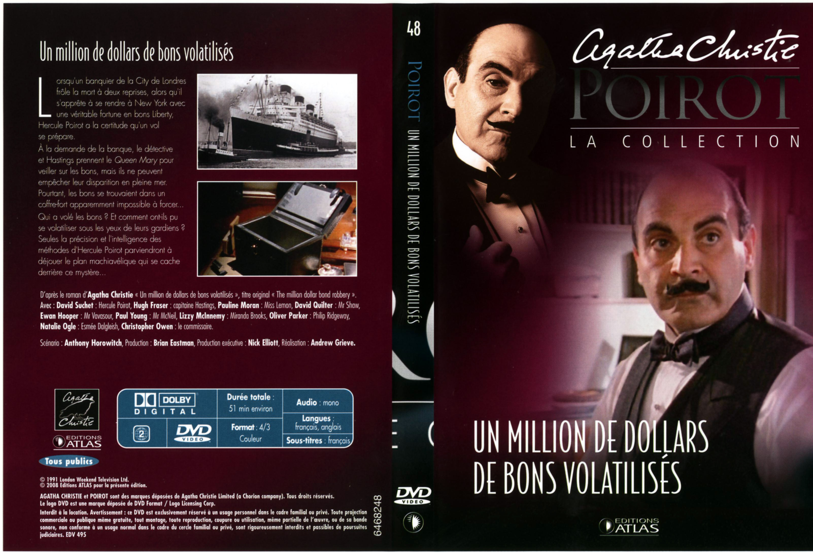 Jaquette DVD Hercule Poirot vol 48